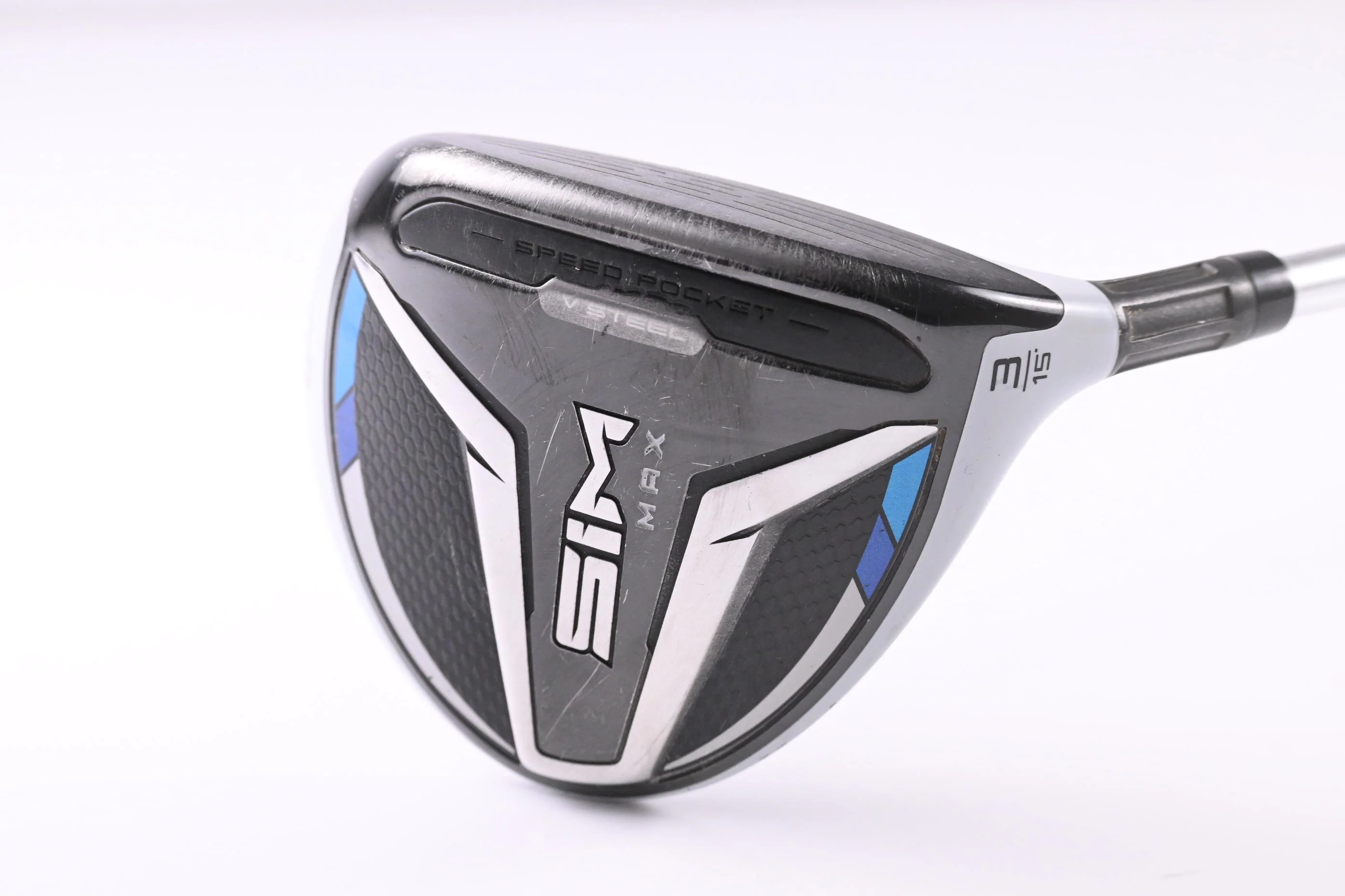 Taylormade SIM Max #3 Wood / 15 Degree / Stiff Flex Tensei CK Blue 70 Shaft - Image 2