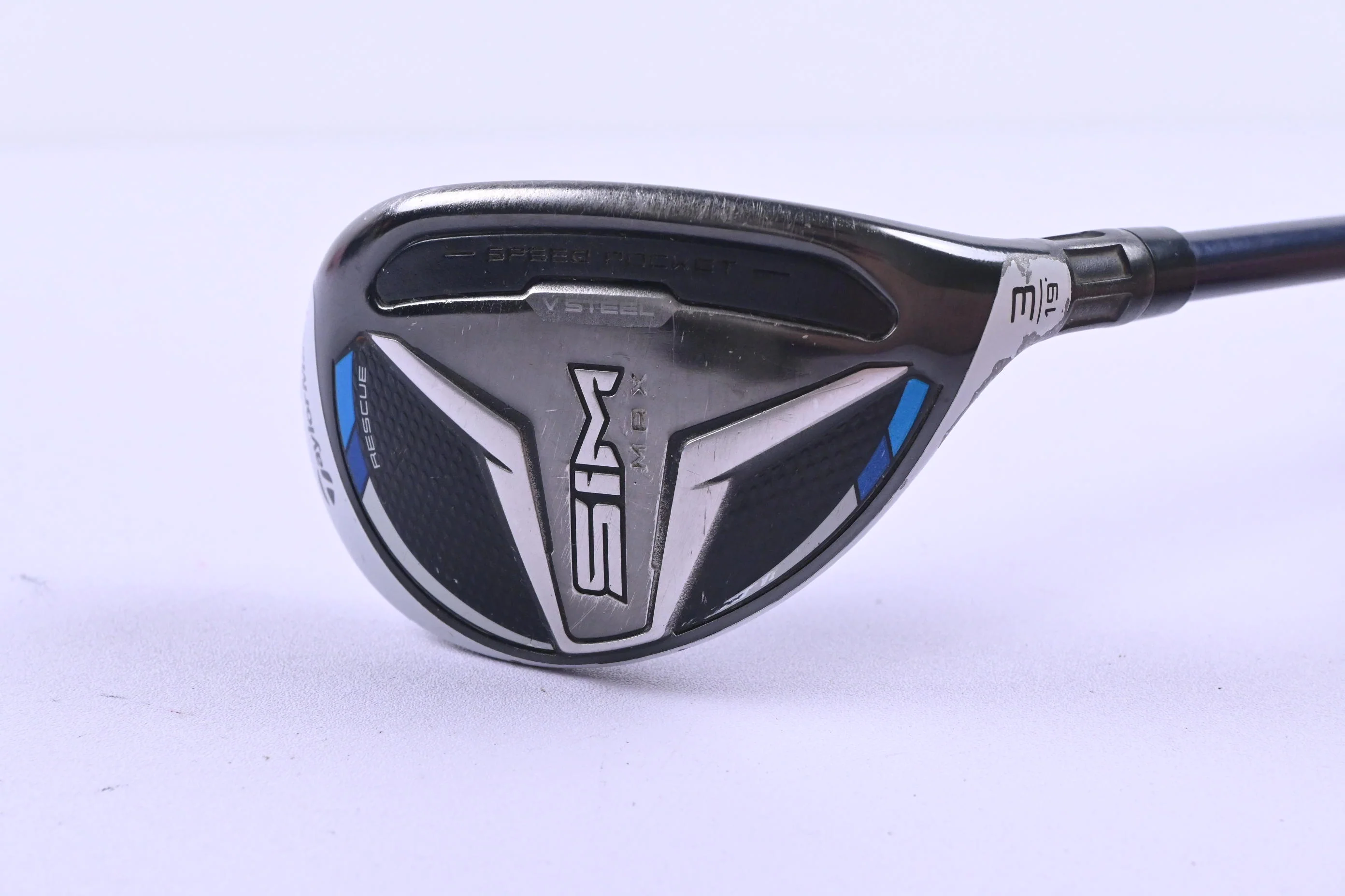 Taylormade SIM Max #3 Hybrid / 19 Degree / Stiff Flex Fujikura Ventus Blue 7 - Image 2