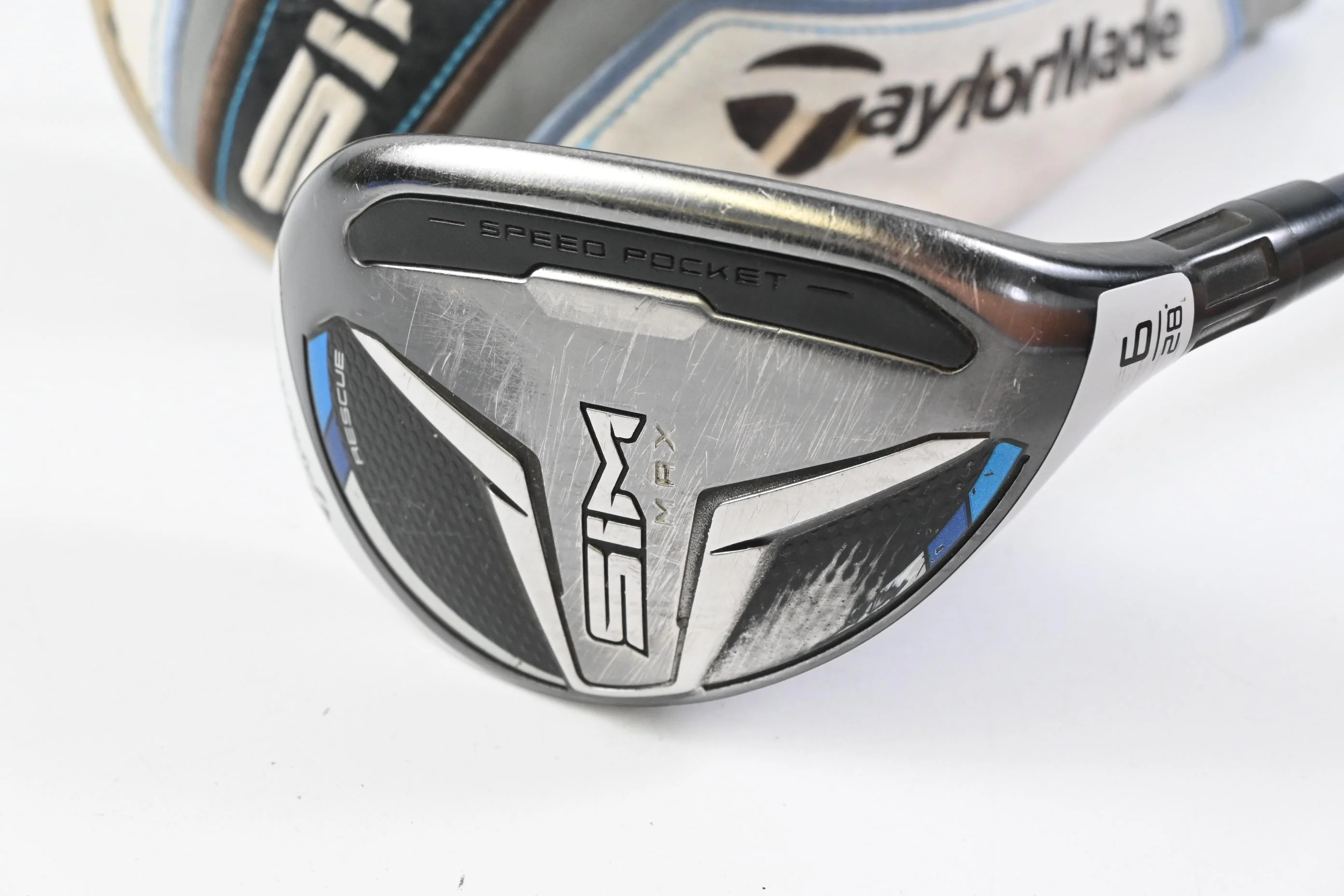 Taylormade SIM Max #6 Hybrid / 28 Degree / Senior Flex Fujikura Ventus Blue 5 - Image 2