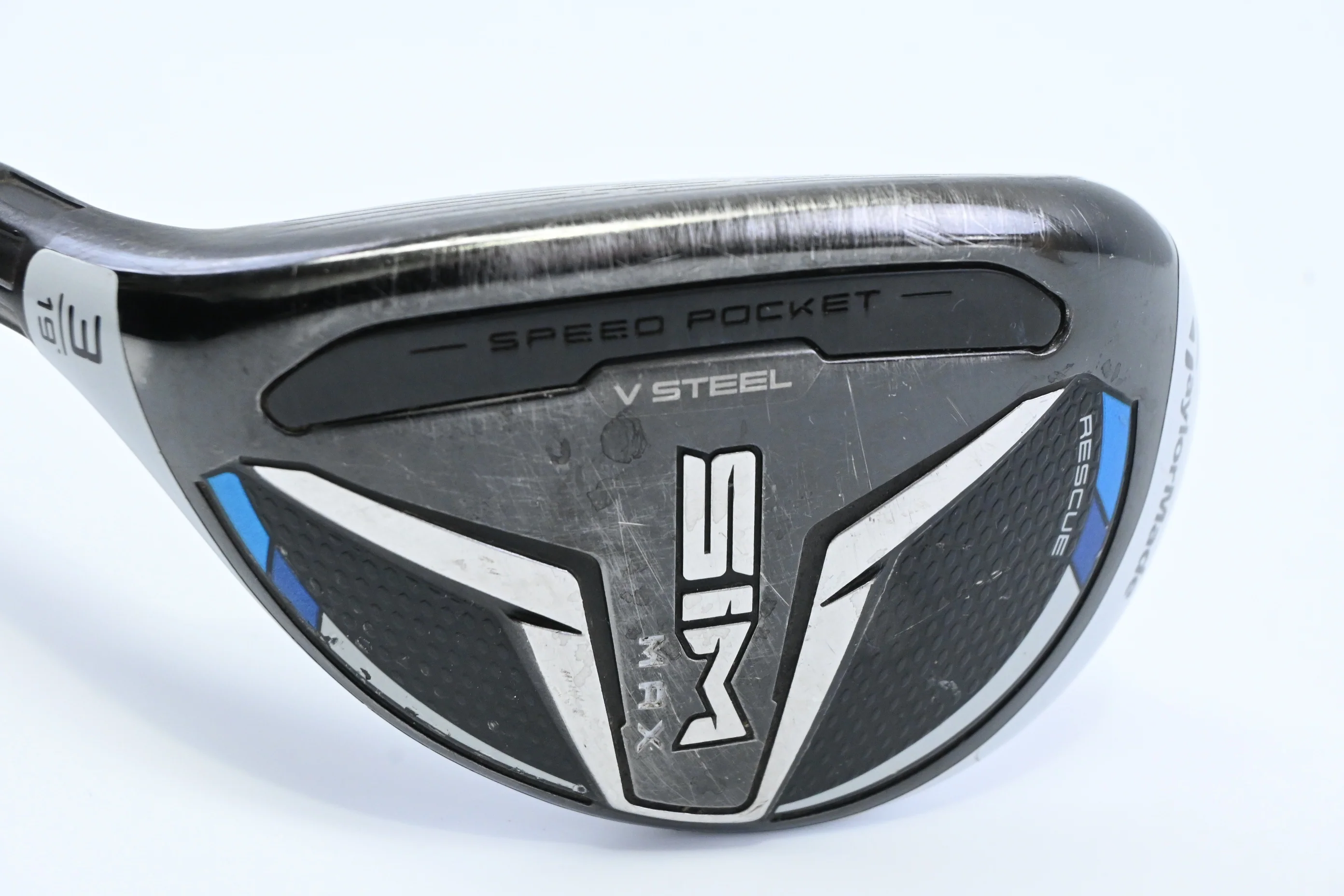 Left Hand Taylormade SIM Max #3 Hybrid / 19 Degree / Stiff Flex HZRDUS Smoke 80 - Image 2
