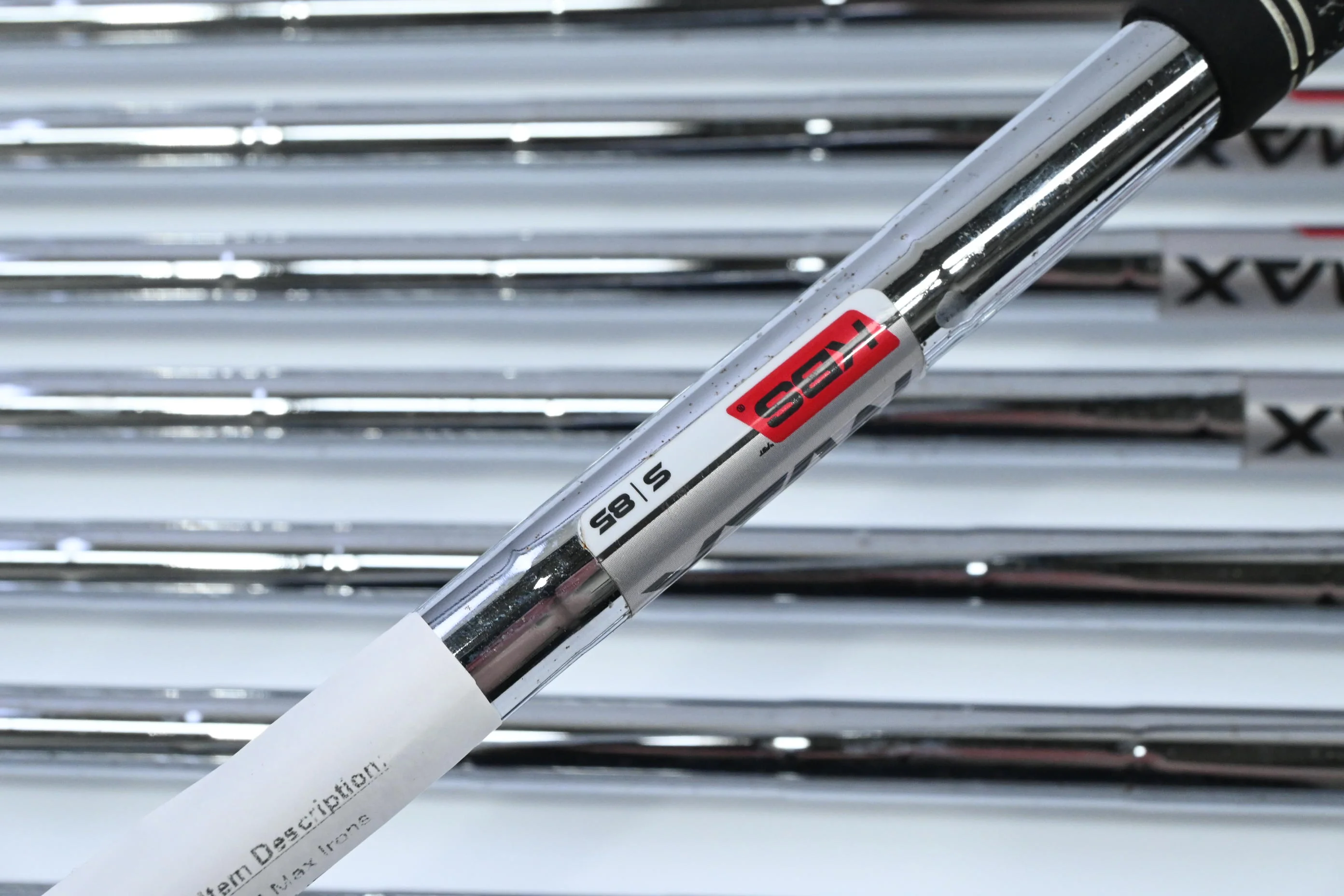 Taylormade SIM Max Irons / 5-PW+AW+SW / Stiff Flex KBS Max 85 Shafts - Image 5