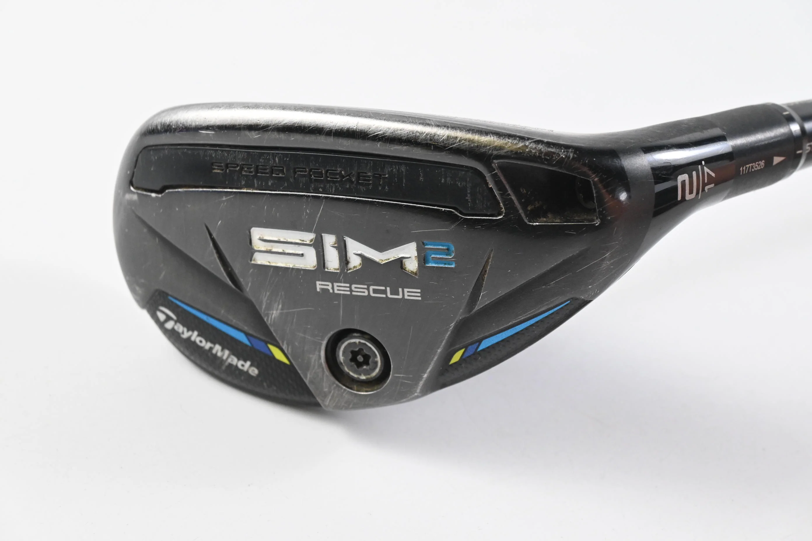 Taylormade SIM2 #2 Hybrid / 17 Degree / Stiff Flex Tensei AV Blue 75 Shaft - Image 2