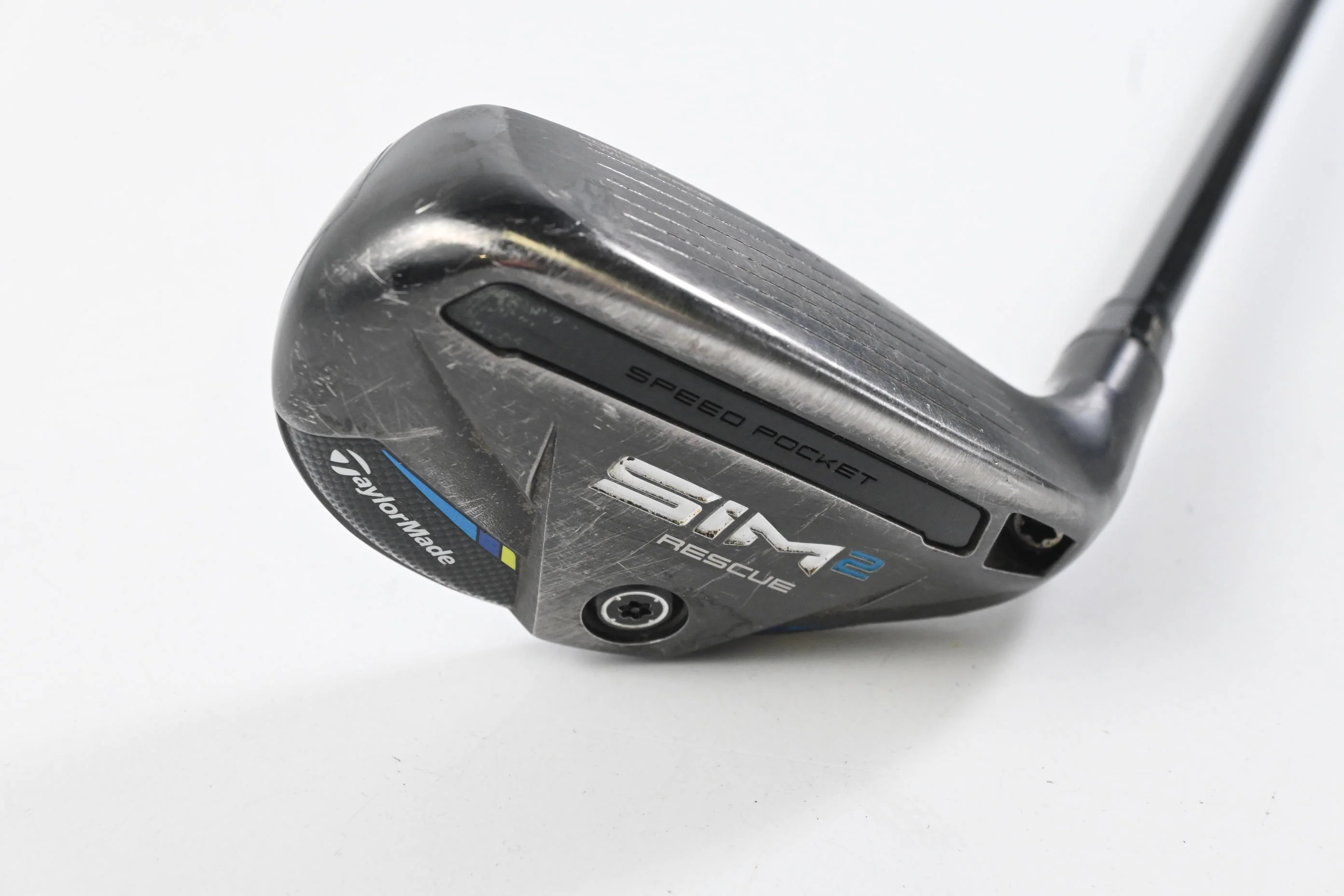 Taylormade SIM2 #2 Hybrid / 17 Degree / Stiff Flex Tensei AV Raw Blue 80 Shaft