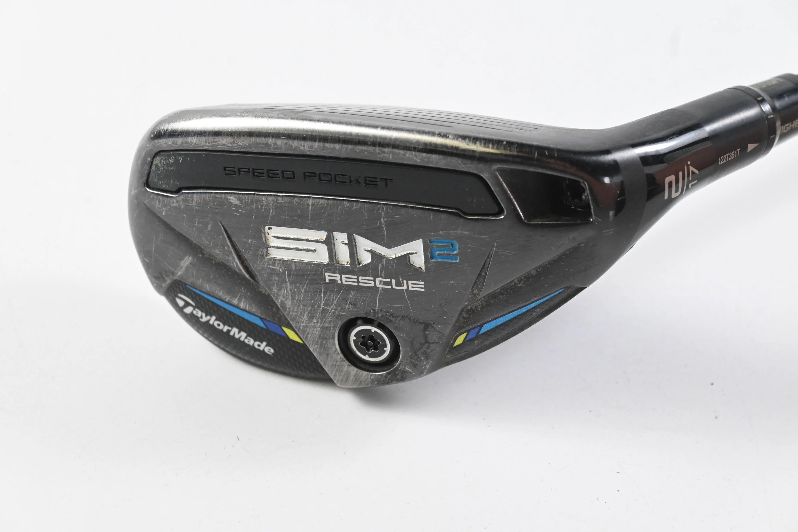 Taylormade SIM2 #2 Hybrid / 17 Degree / Stiff Flex Tensei AV Raw Blue 80 Shaft - Image 2