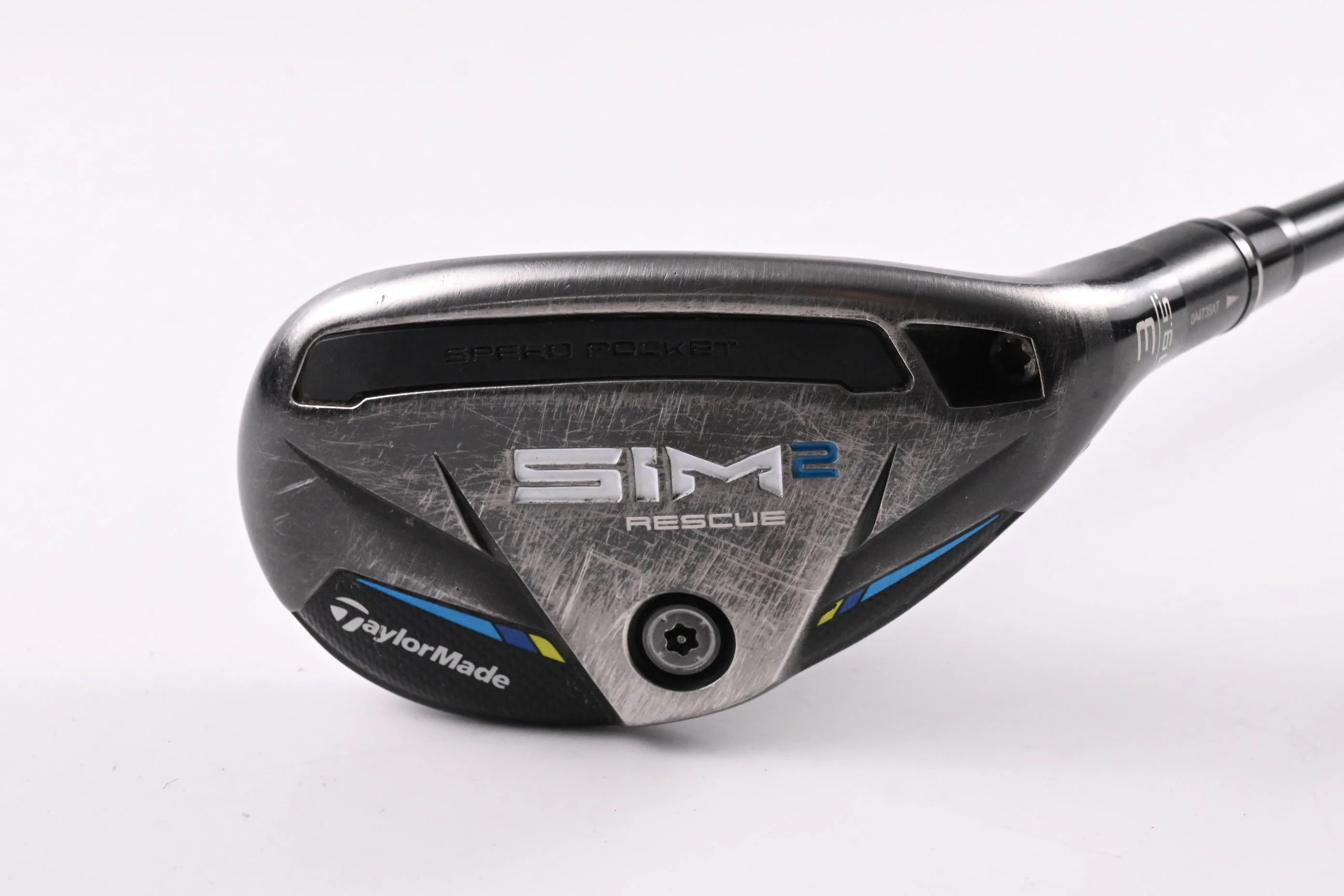 Taylormade SIM2 #3 Hybrid / 19.5 Degree / Stiff Flex Tensei AV Raw Blue 80 Shaft - Image 2