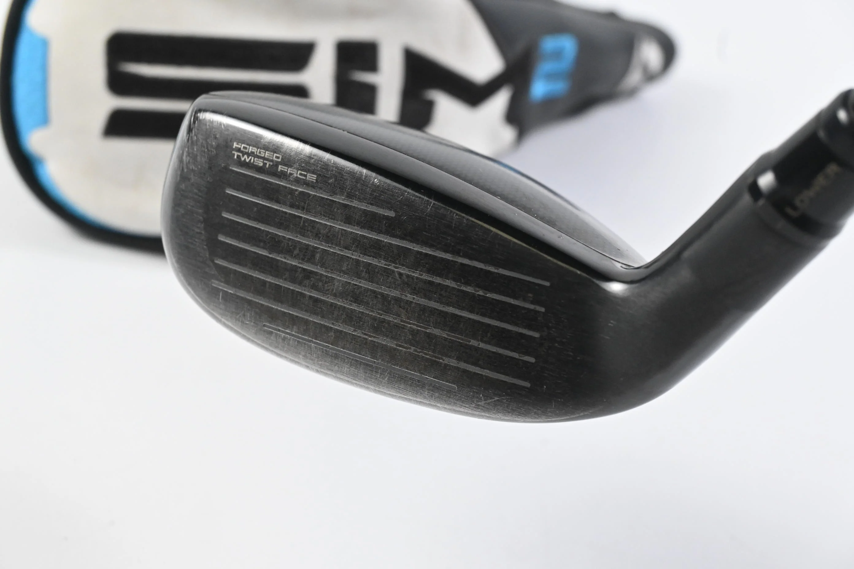 Taylormade SIM2 #4 Hybrid / 22 Degree / Stiff Flex Tensei AV Raw Blue 80 Shaft - Image 4