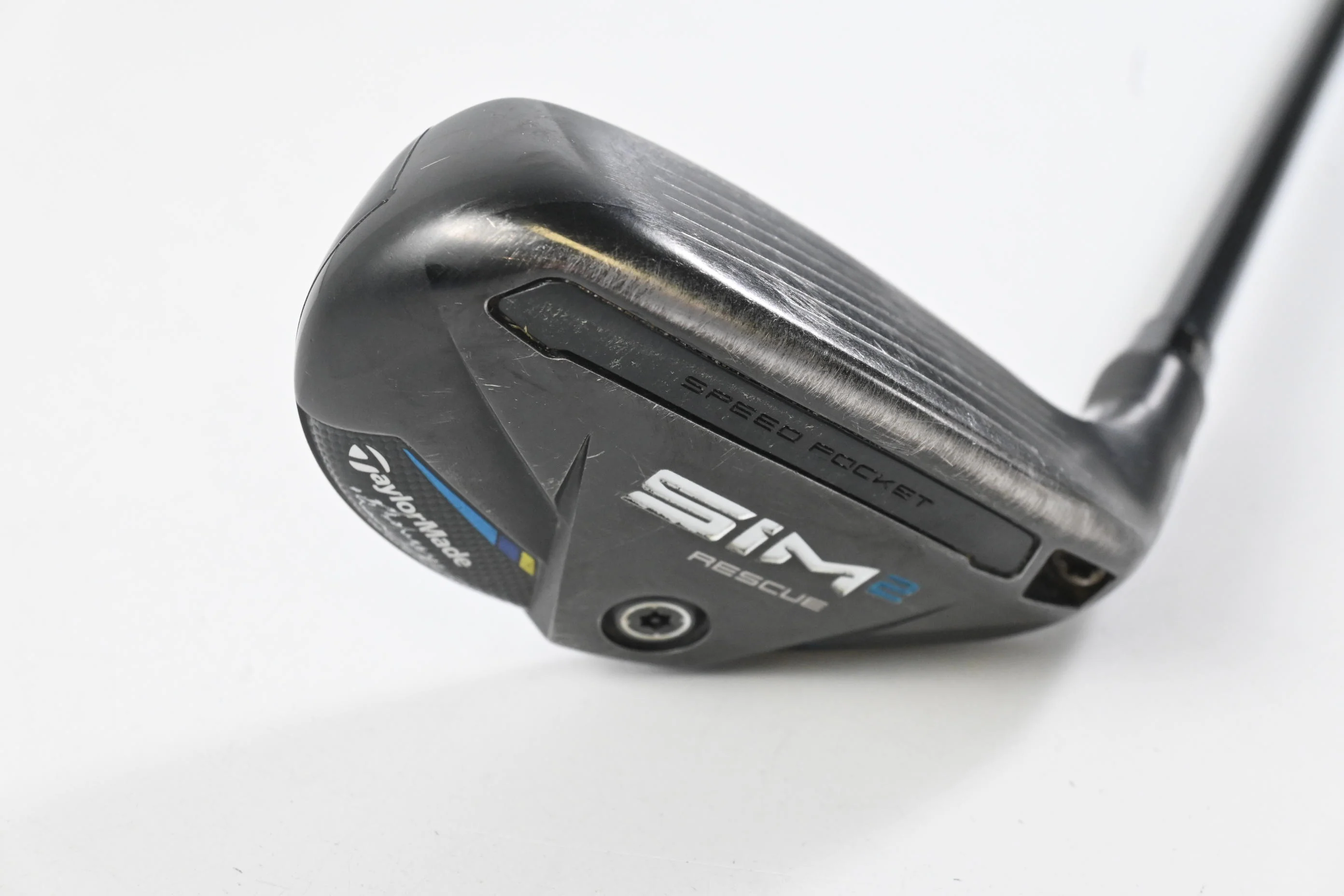 Taylormade SIM2 #3 Hybrid / 19.5 Degree / Stiff Flex Tensei AV RAW Blue 80 Shaft