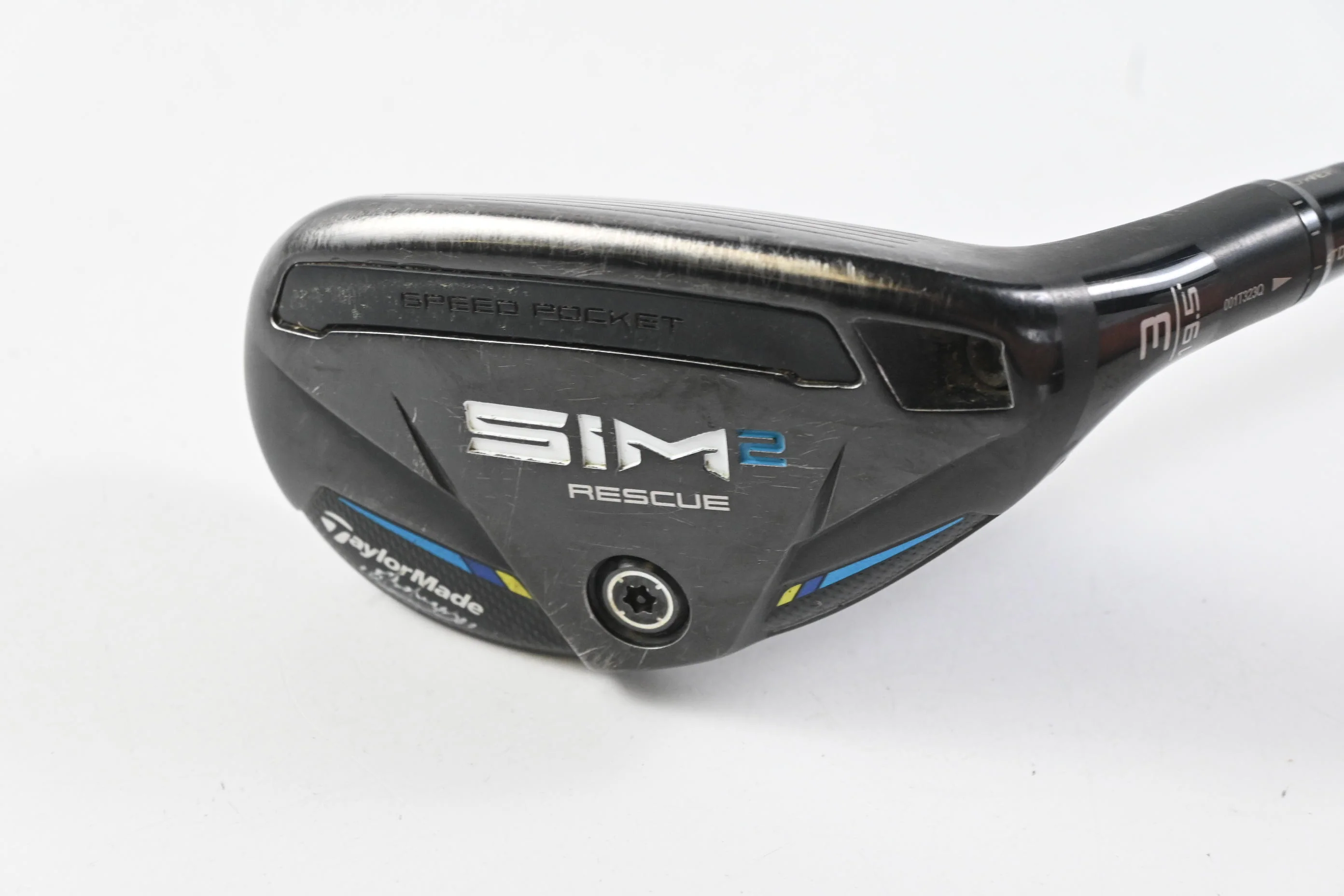Taylormade SIM2 #3 Hybrid / 19.5 Degree / Stiff Flex Tensei AV RAW Blue 80 Shaft - Image 2