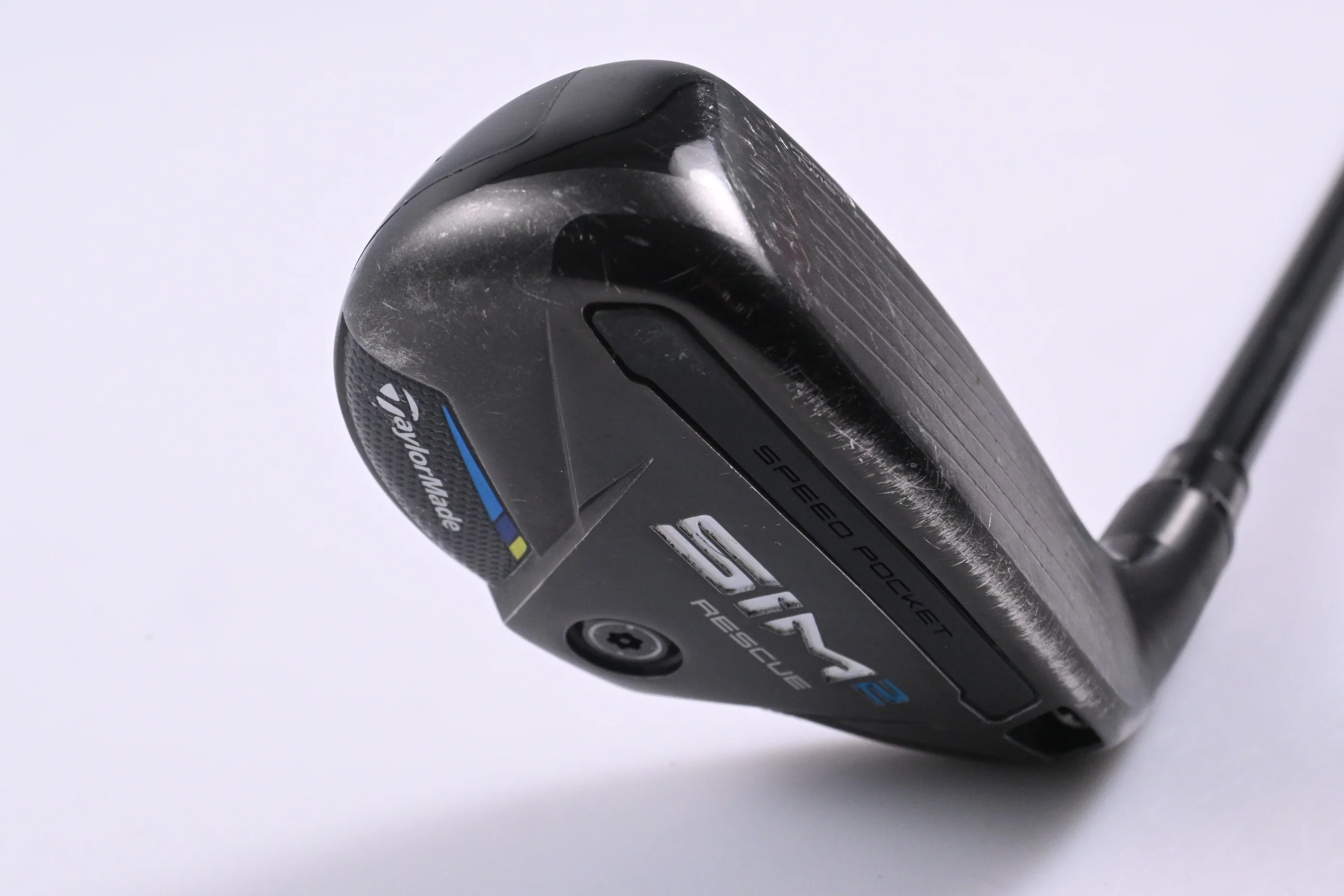 Taylormade SIM2 #2 Hybrid / 17 Degree / Stiff Flex Tensei AV Raw Blue 80 Shaft