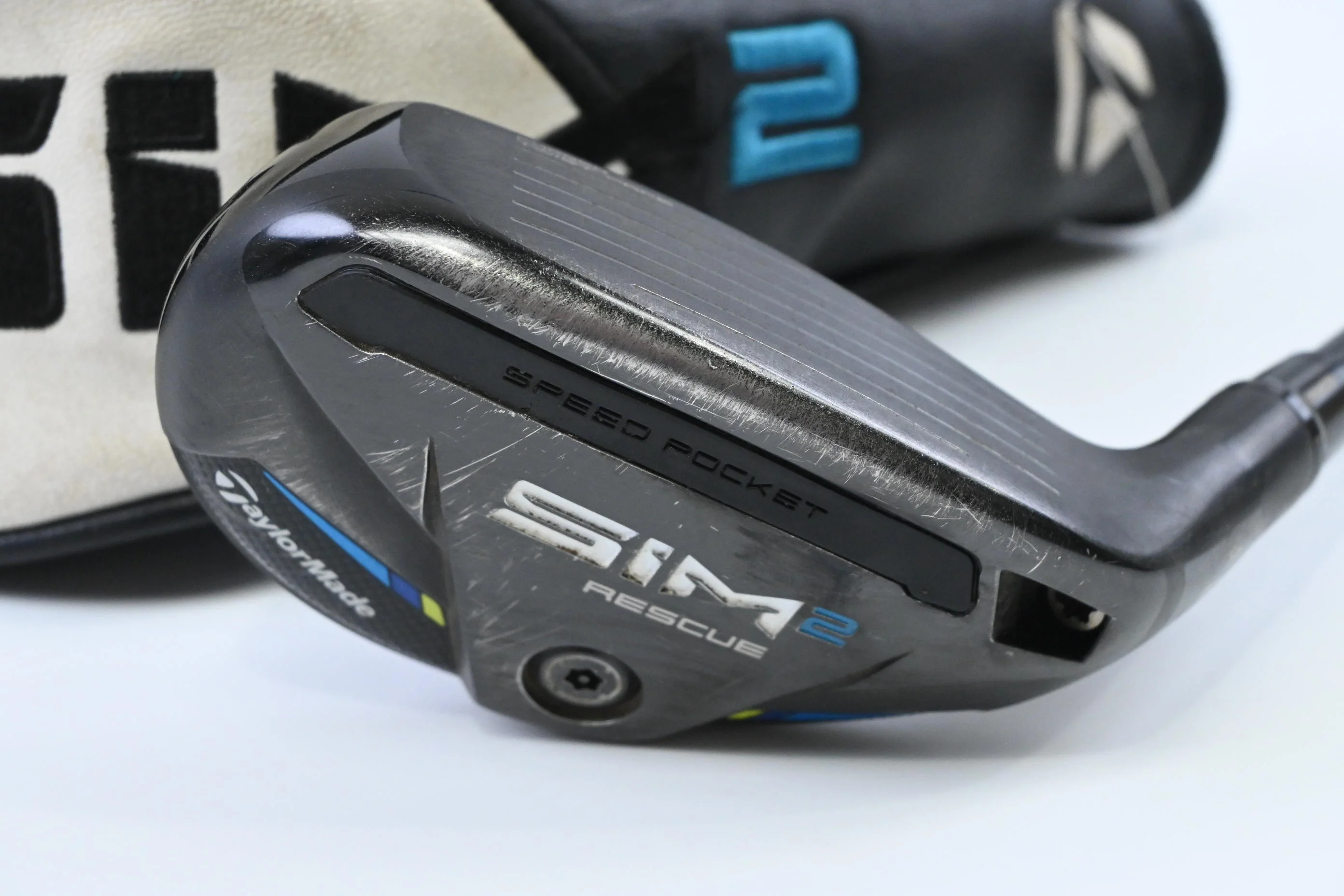 Taylormade SIM2 #3 Hybrid / 19.5 Degree / Stiff Flex Tensei AV Raw Blue 80 Shaft