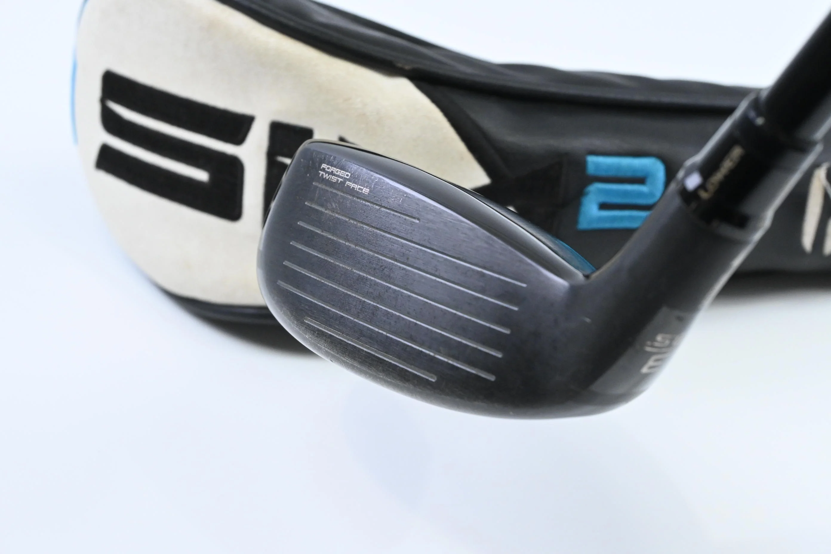 Taylormade SIM2 #3 Hybrid / 19.5 Degree / Stiff Flex Tensei AV Raw Blue 80 Shaft - Image 4