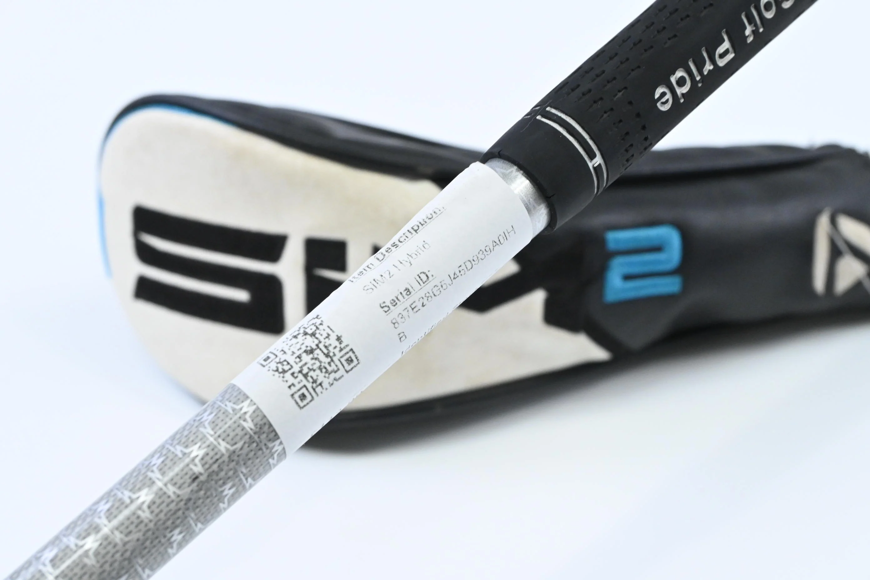 Taylormade SIM2 #3 Hybrid / 19.5 Degree / Stiff Flex Tensei AV Raw Blue 80 Shaft - Image 7
