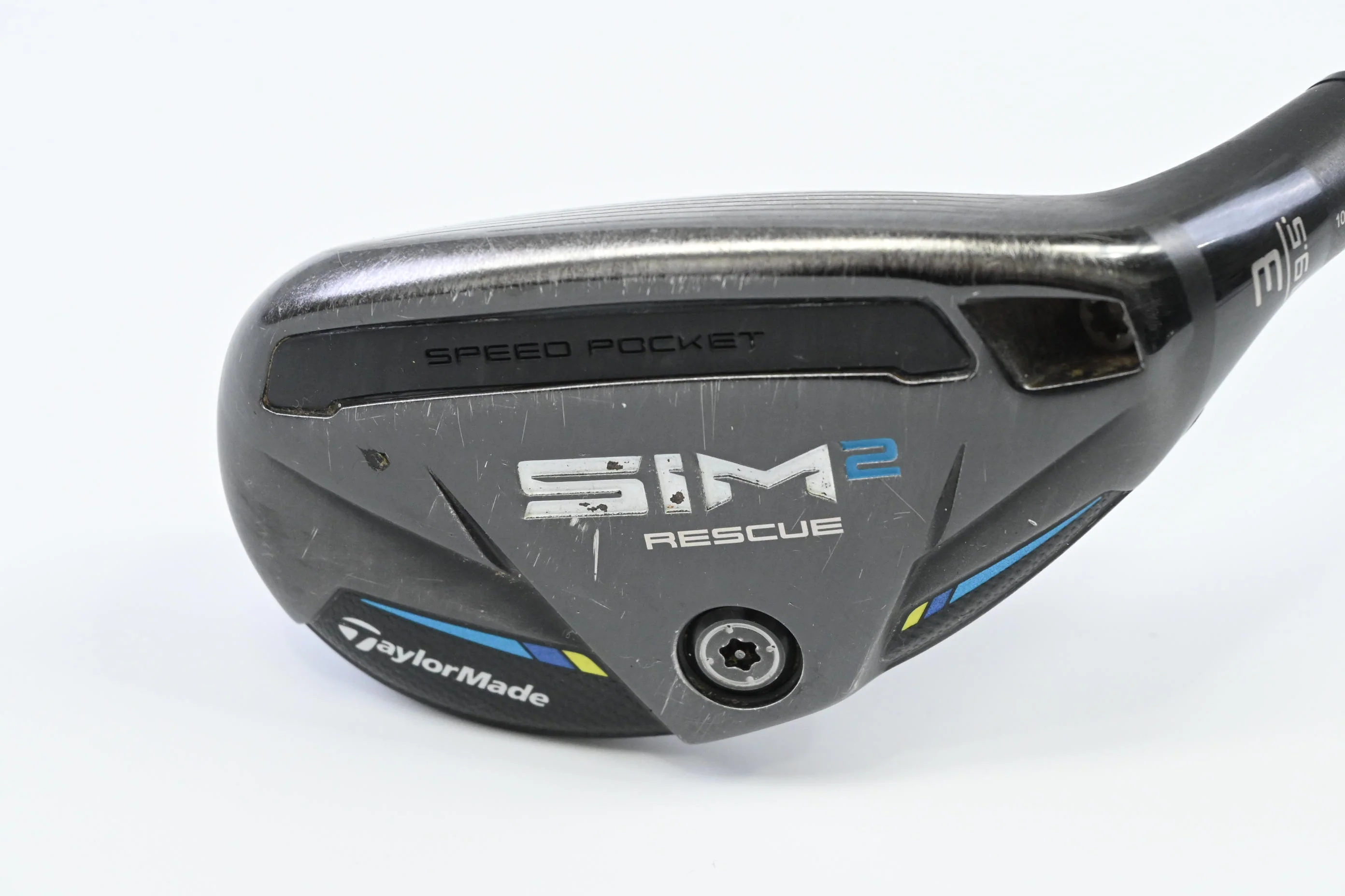 Taylormade SIM2 #3 Hybrid / 19.5 Degree / Stiff Flex Tensei AV Raw Blue 80 Shaft - Image 2
