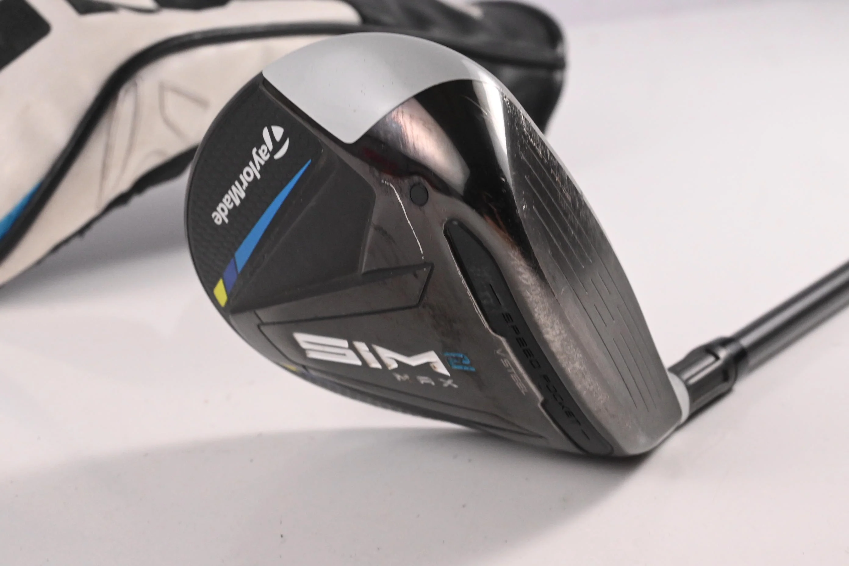 Taylormade SIM2 Max #3 Wood / 16.5 Degree / Stiff Flex Evenflow Riptide 70 Shaft