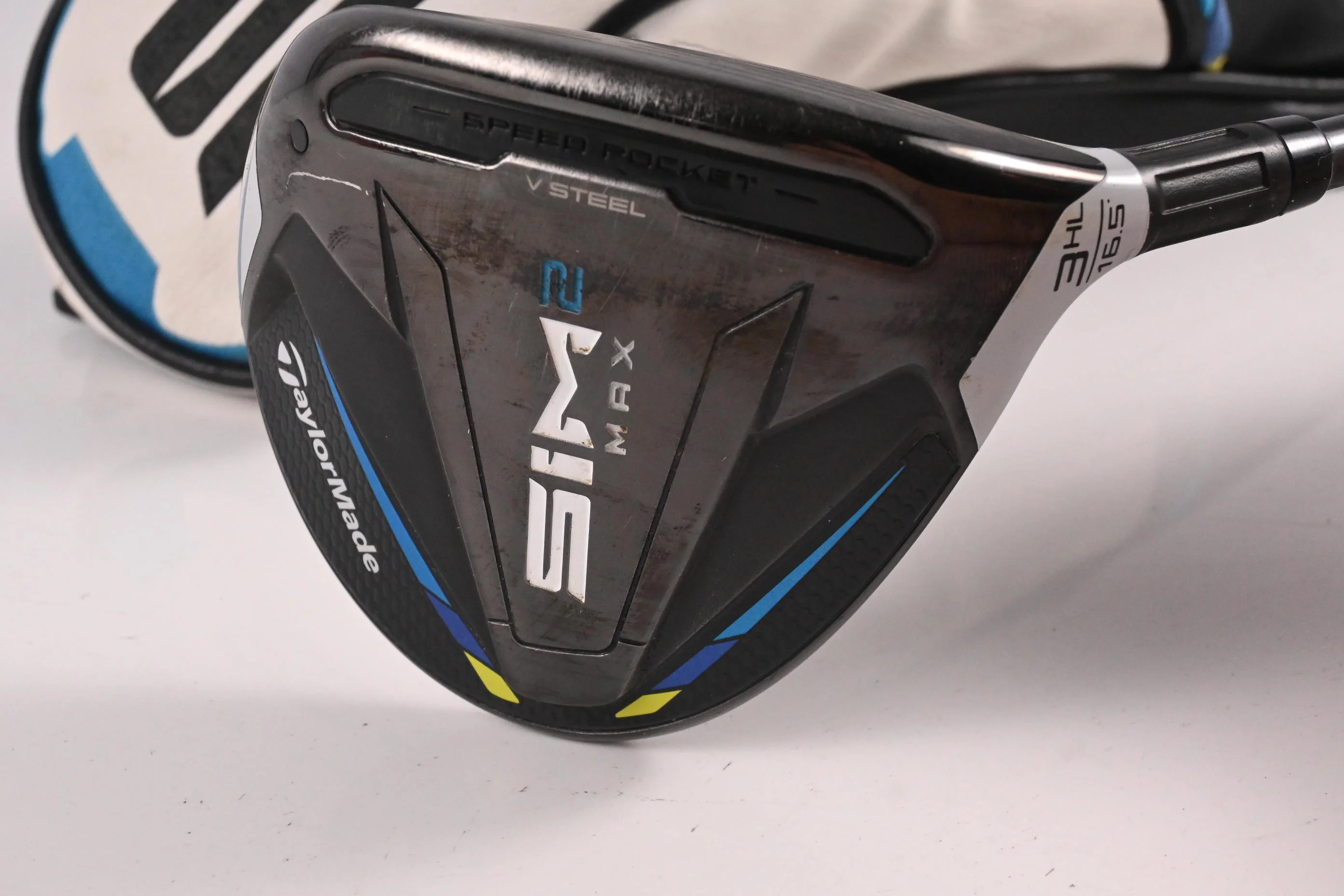 Taylormade SIM2 Max #3 Wood / 16.5 Degree / Stiff Flex Evenflow Riptide 70 Shaft - Image 2