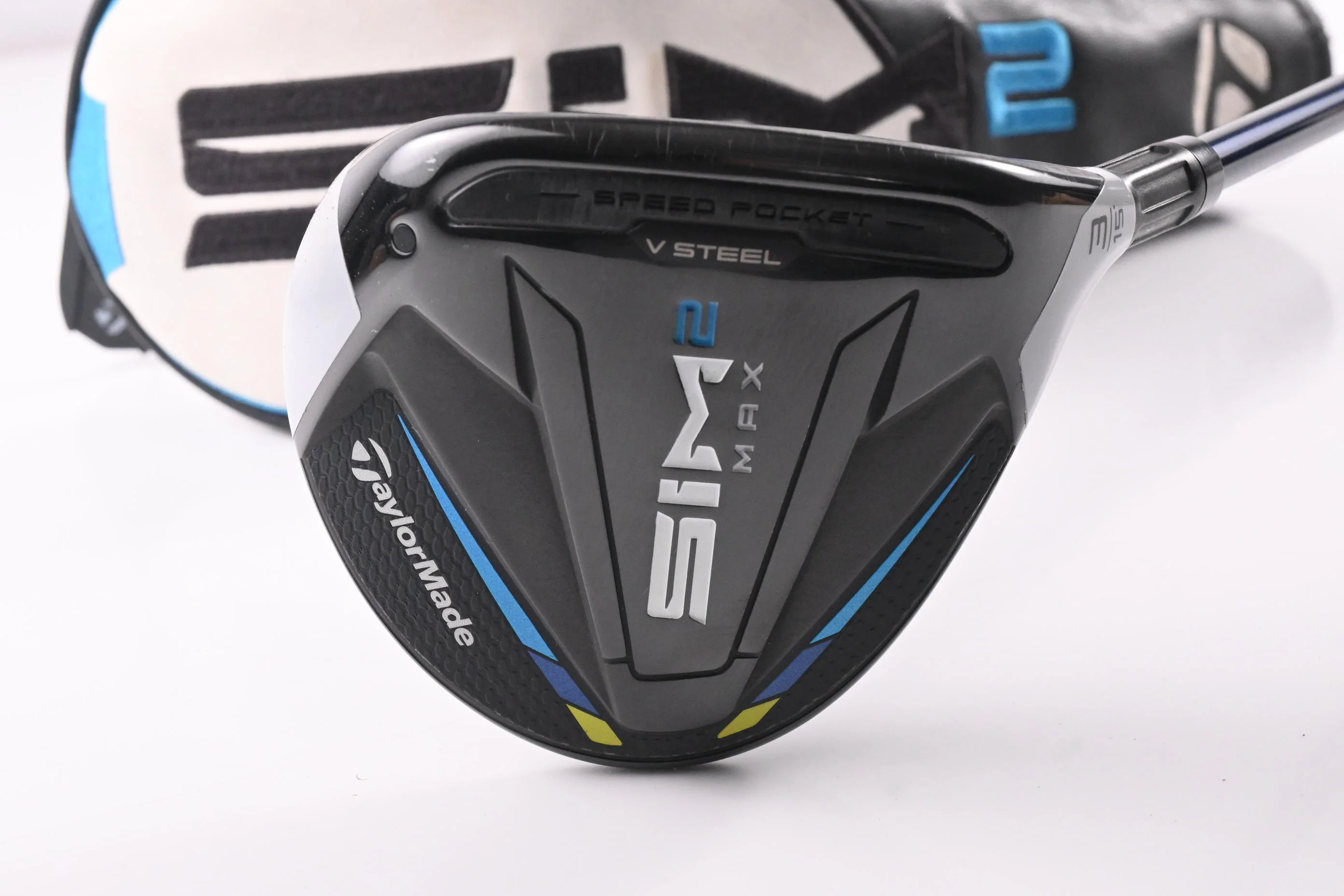 Taylormade SIM2 Max #3 Wood / 15 Degree / Regular Flex Ventus Blue 5 Shaft - Image 2