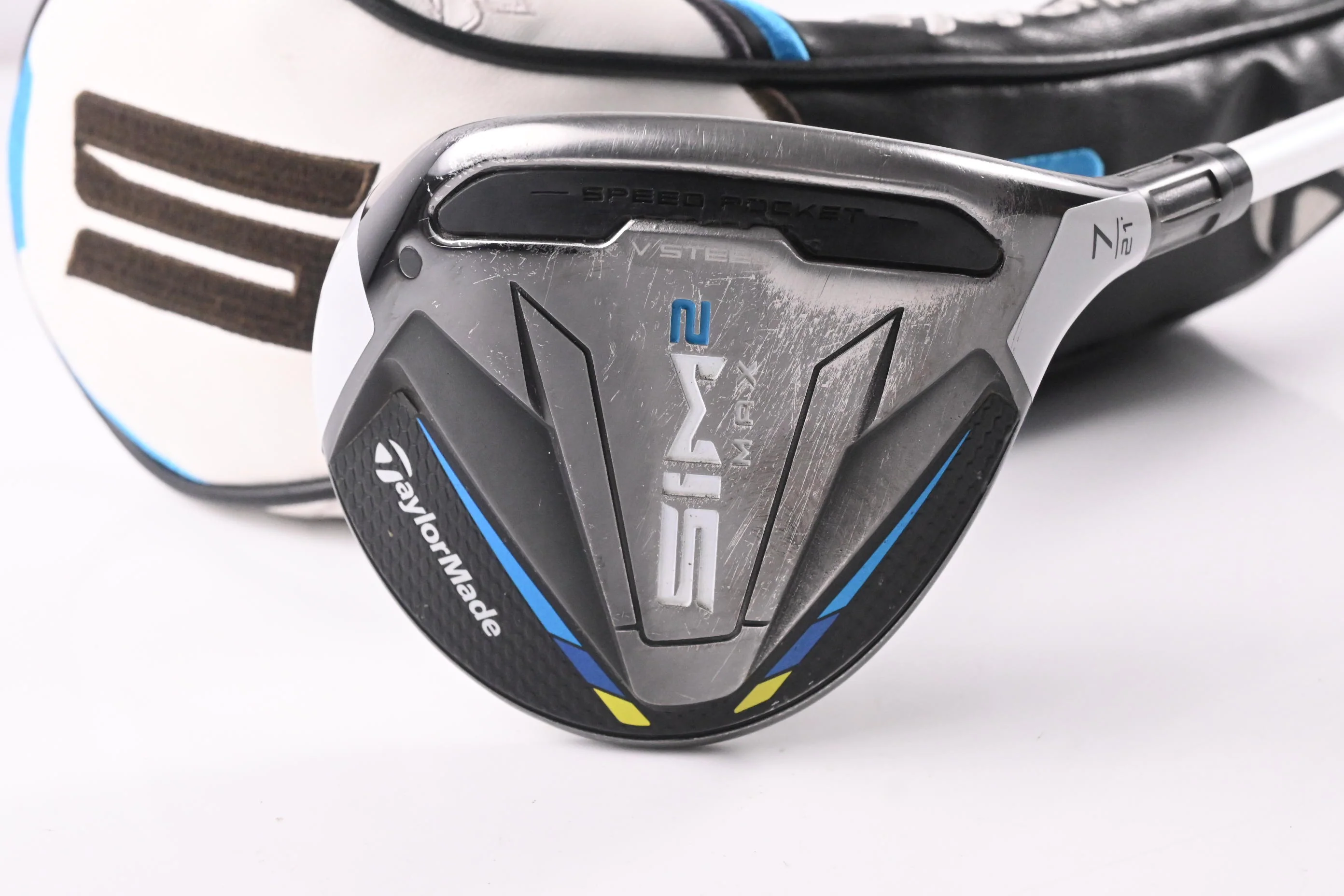 Ladies Taylormade SIM2 Max #7 Wood / 21 Degree / Ladies Flex LA Golf White Shaft - Image 2