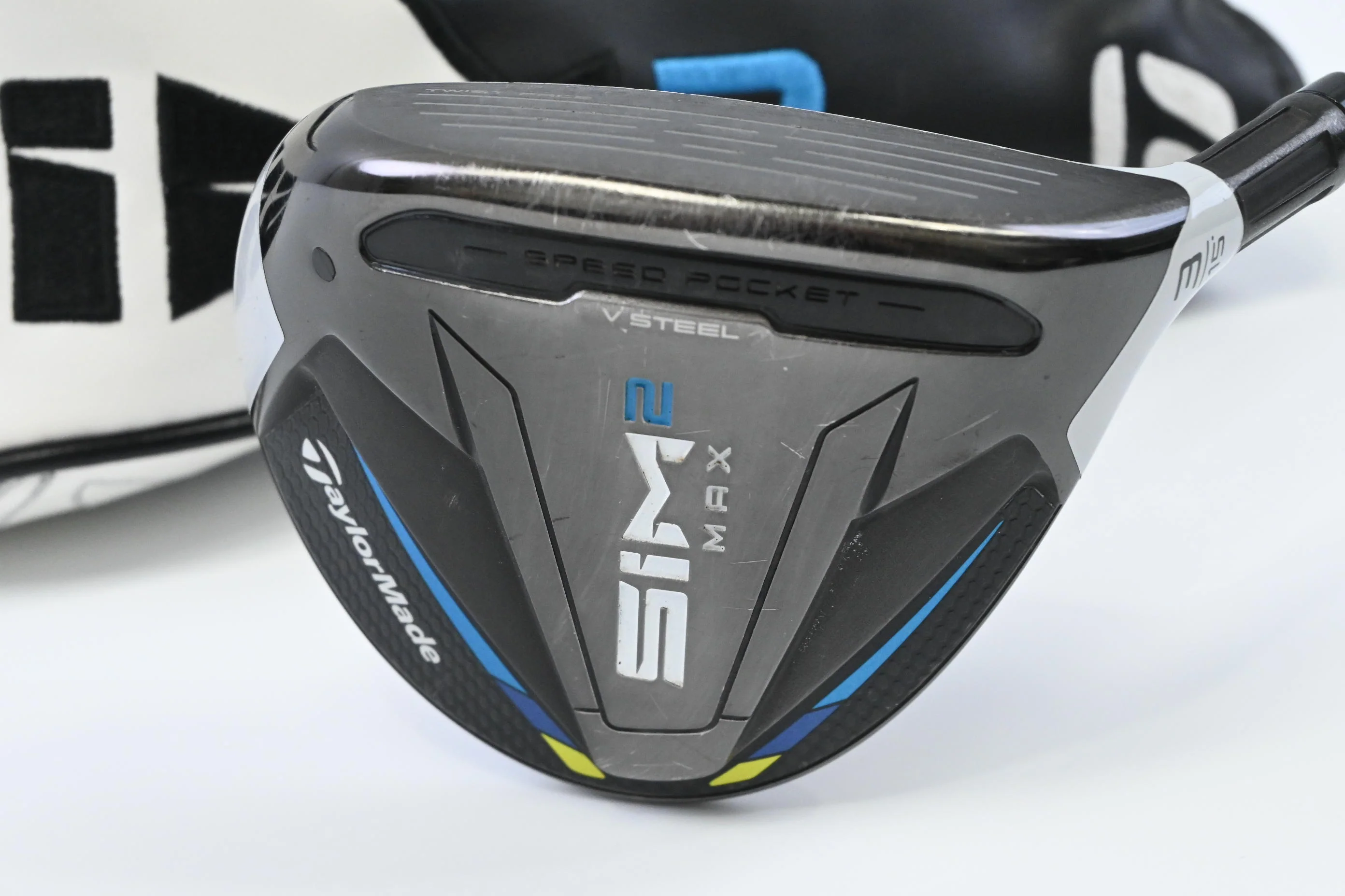 Taylormade SIM2 Max #3 Wood / 15 Degree / Stiff Flex Fujikura Ventus Blue 6 - Image 2
