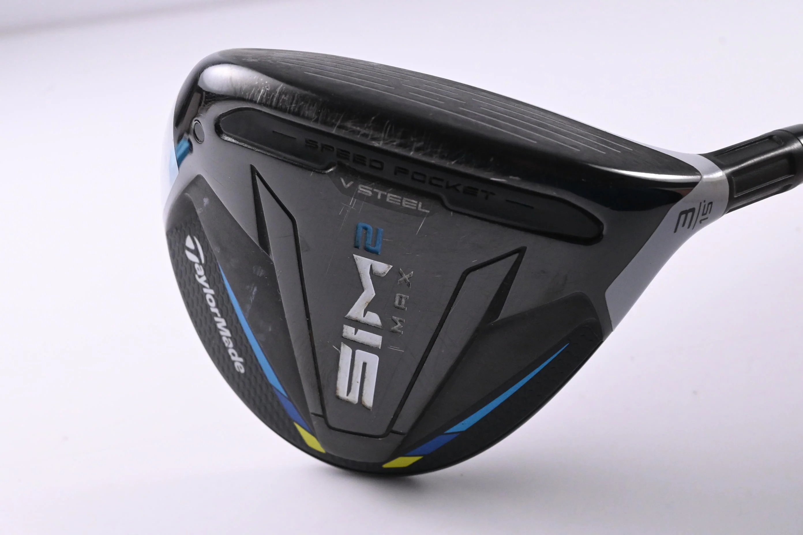 Taylormade SIM2 Max #3 Wood / 15 Degree / Stiff Flex Ventus Blue 6 Shaft - Image 2