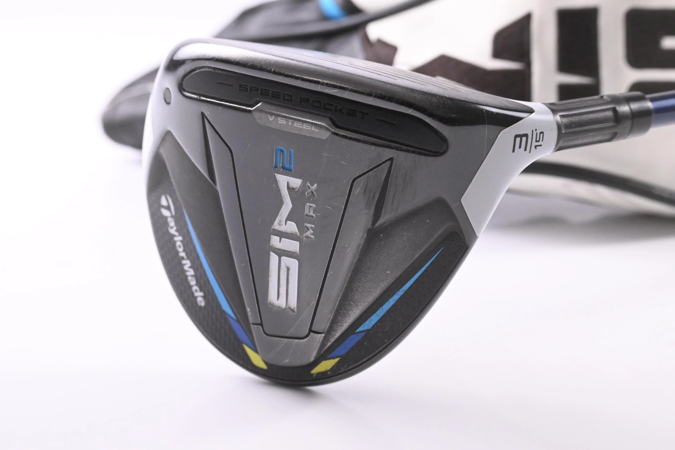 Taylormade SIM2 Max #3 Wood / 15 Degree / Stiff Flex Fujikura Ventus Blue 6 - Image 2