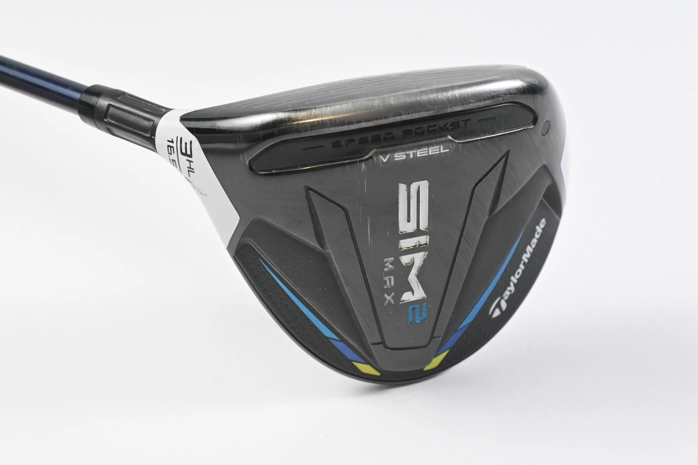 Left Hand Taylormade SIM2 Max #3 Wood / 16.5 Degree / Regular Flex Fujikura - Image 2