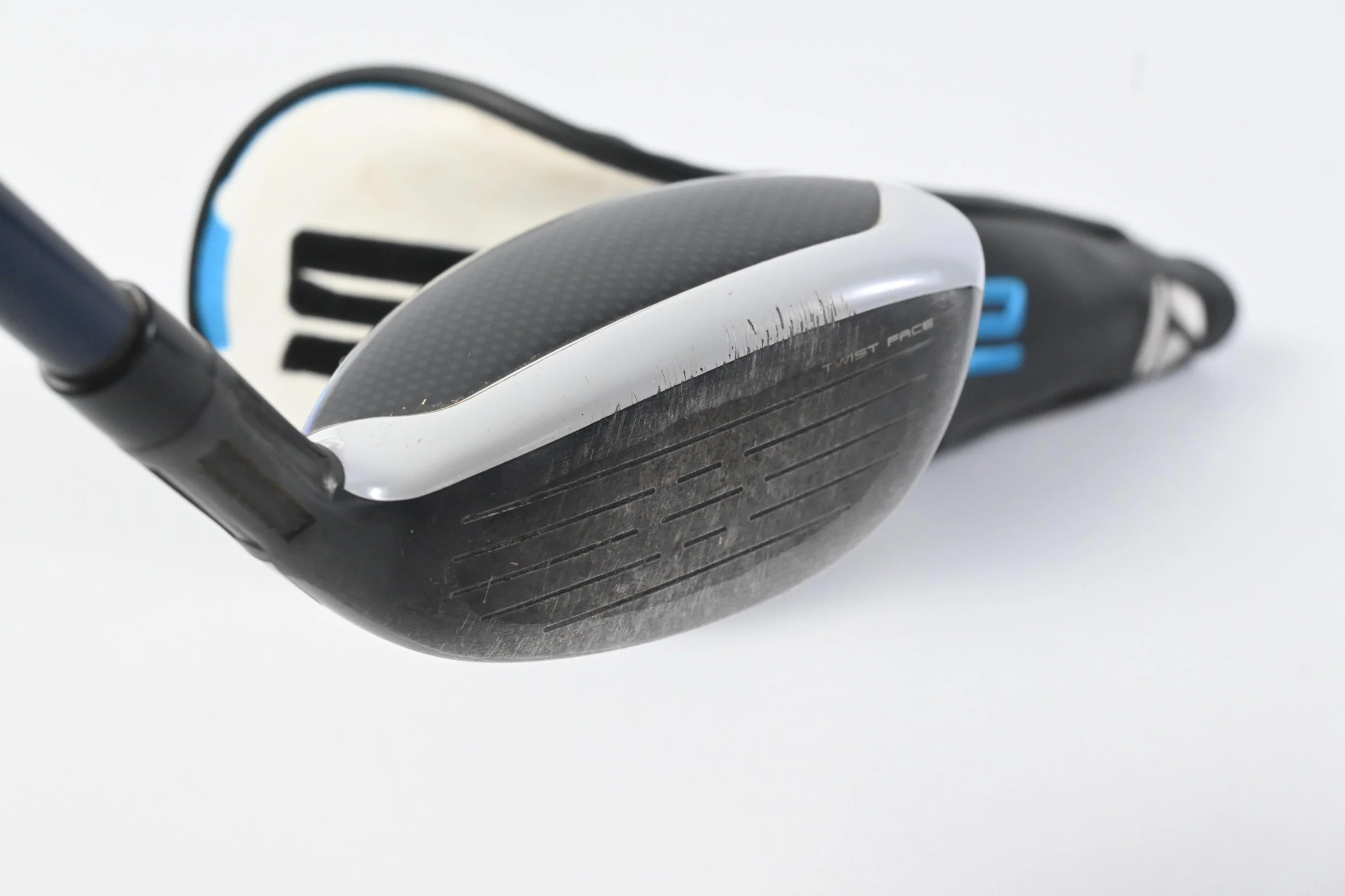 Left Hand Taylormade SIM2 Max #3 Hybrid / 19 Degree / Regular Flex Ventus Blue - Image 4