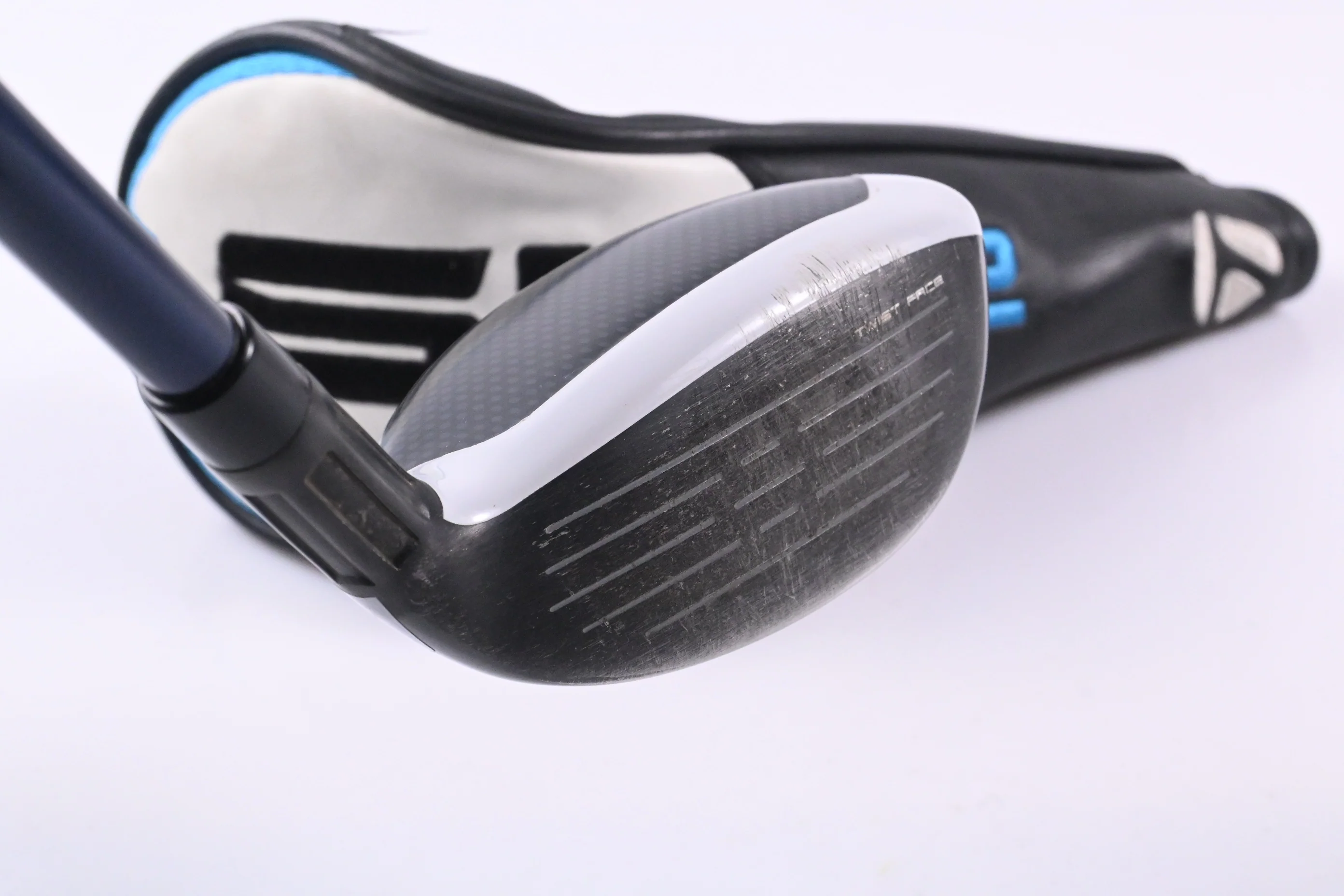 Left Hand Taylormade SIM2 Max #4 Hybrid / 22 Degree / Stiff Flex Ventus Blue 7 - Image 4