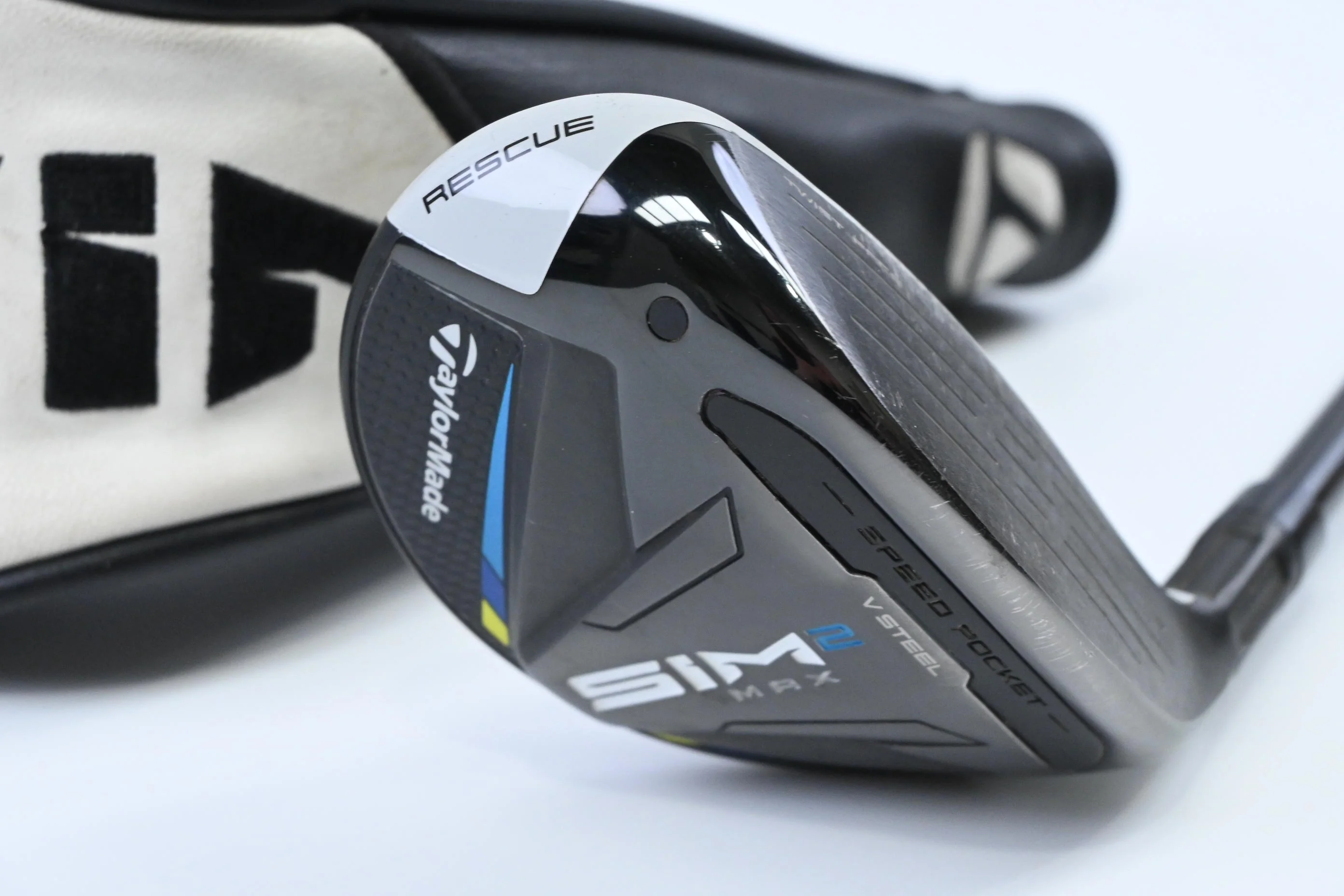 Taylormade SIM2 Max #3 Hybrid / 19 Degree / Stiff Flex Tensei AV Raw Blue 80