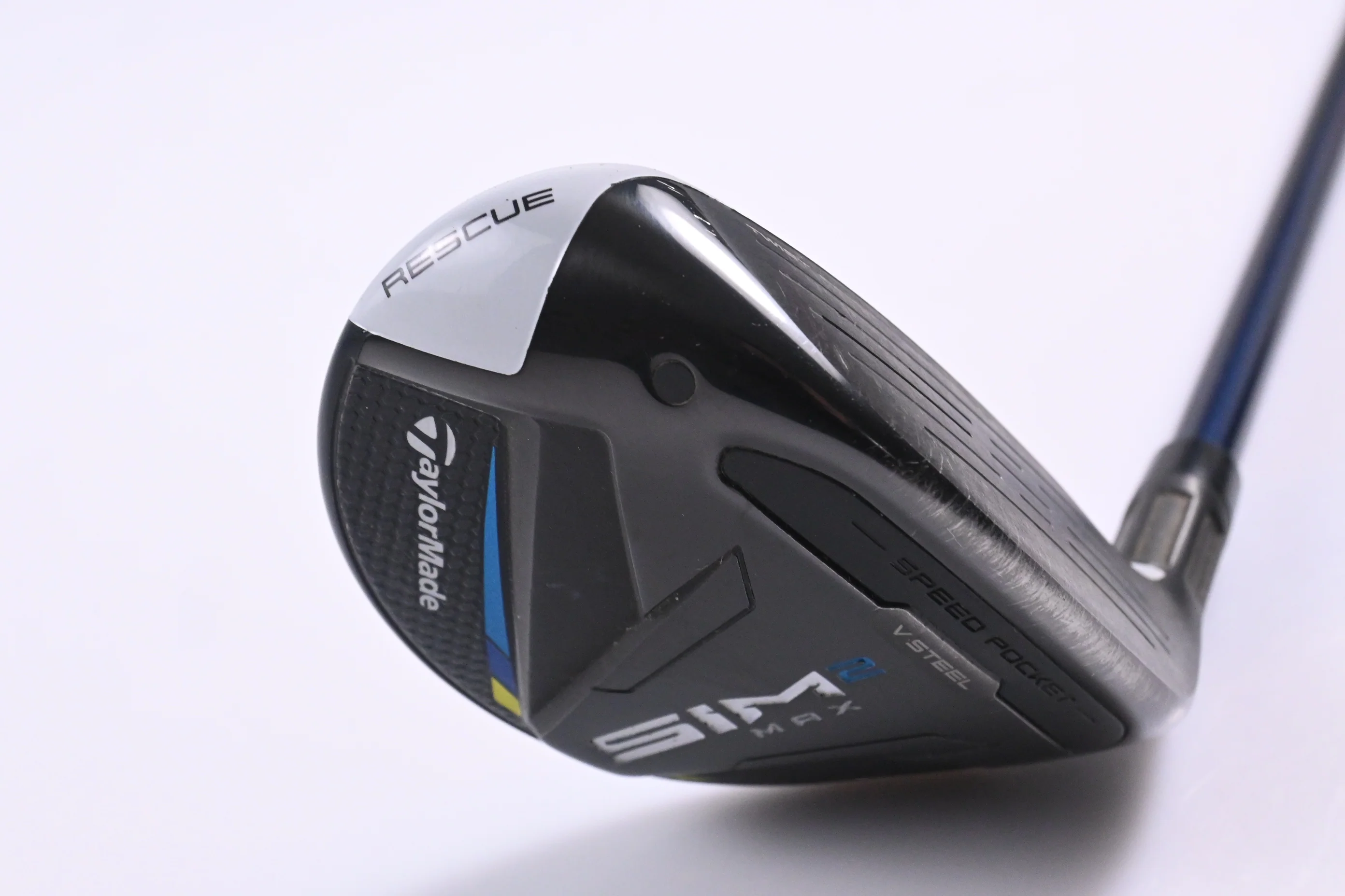 Taylormade SIM2 Max #4 Hybrid / 22 Degree / Regular Flex Ventus Blue 6 Shaft