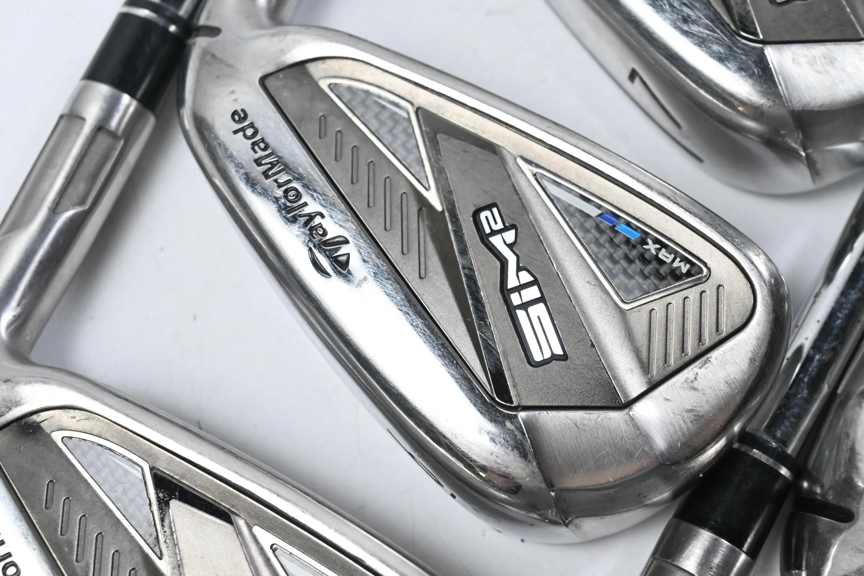 Taylormade SIM2 Max Irons / 5-PW / Stiff Flex KBS MAX MT 85 Steel Shafts