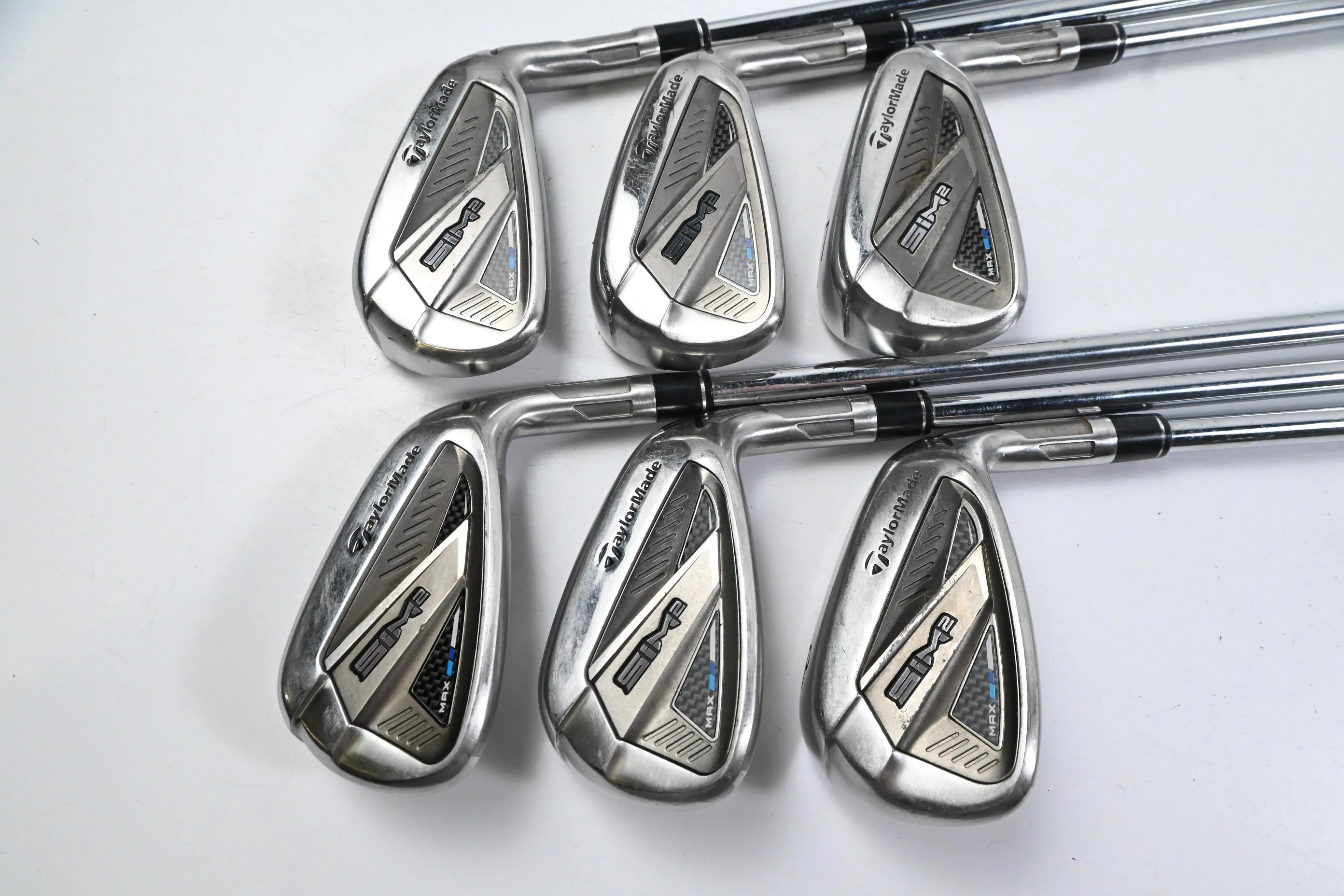 Taylormade SIM2 Max Irons / 5-PW / Stiff Flex KBS MAX MT 85 Steel Shafts - Image 2