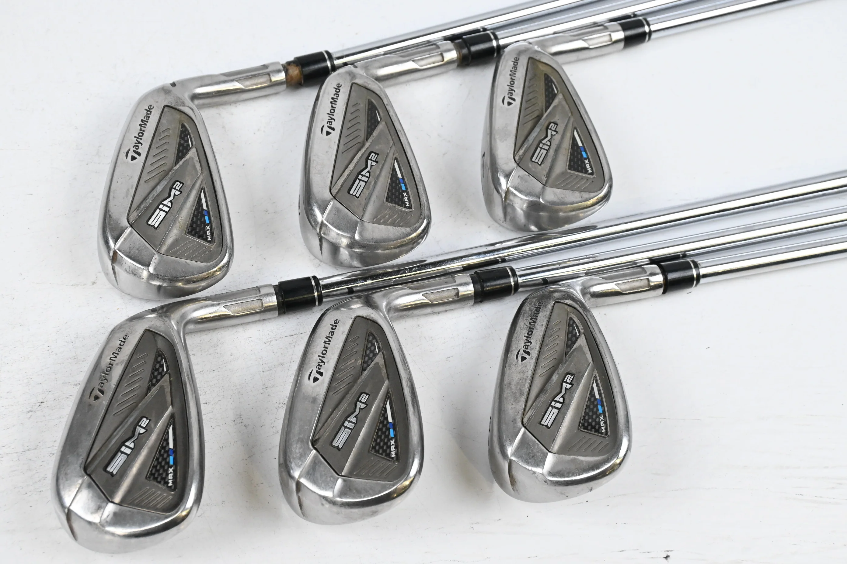 Taylormade SIM2 Max Irons / 5-PW / Stiff Flex KBS MAX MT 85 Shafts - Image 2