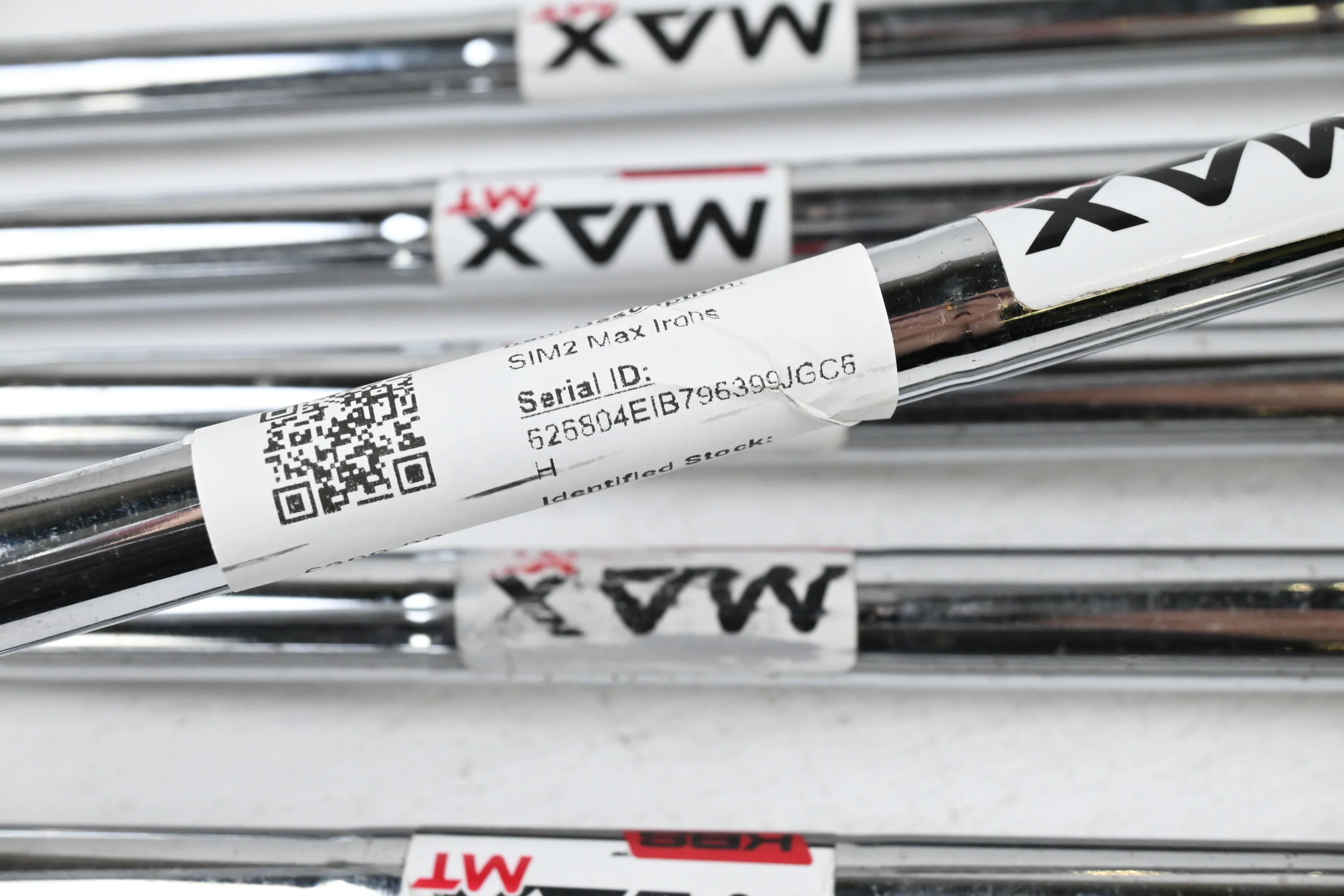 Taylormade SIM2 Max Irons / 5-PW / Stiff Flex KBS MAX MT 85 Shafts - Image 6