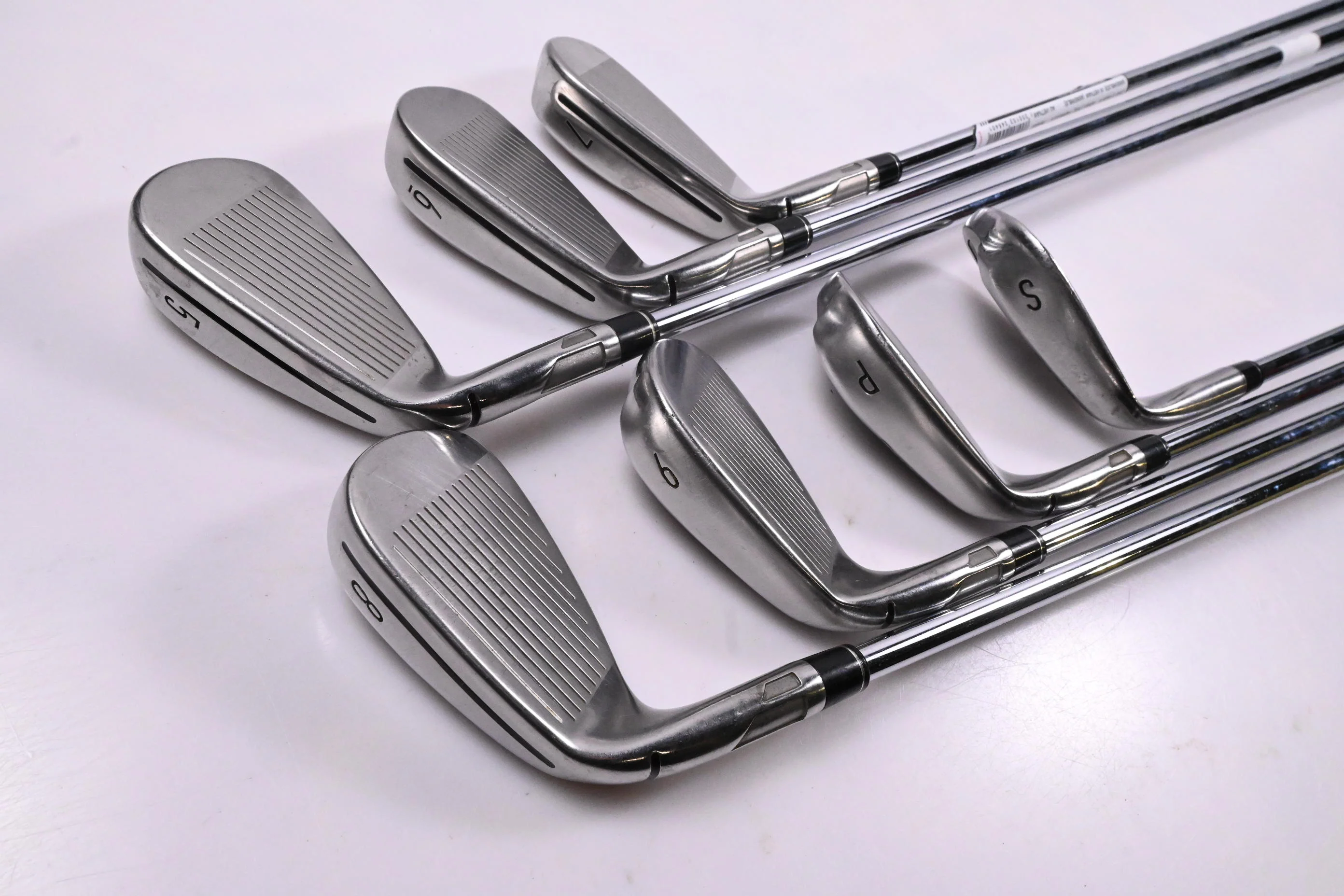 Taylormade SIM2 Max OS Irons / 5-PW+SW / Regular Flex KBS MAX MT 85 - Image 4