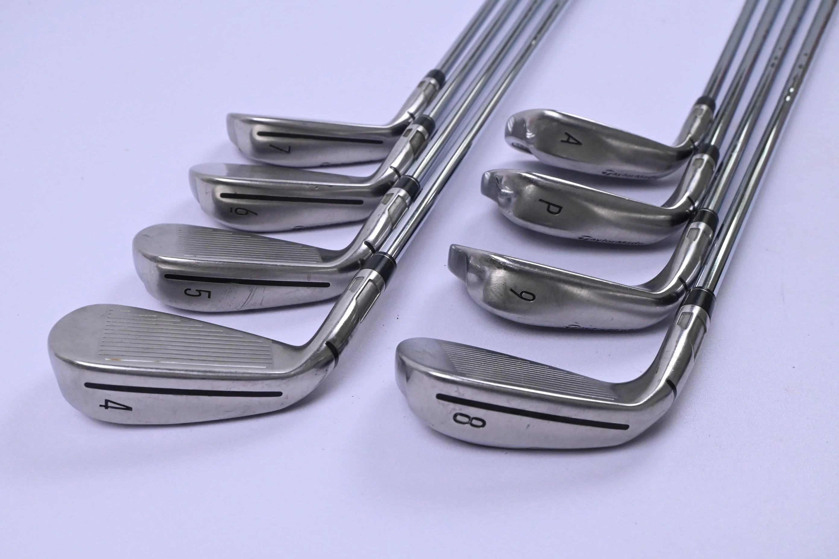 Taylormade SIM2 Max OS Irons / 4-PW+GW / Regular Flex KBS Max MT 85 Shafts - Image 4