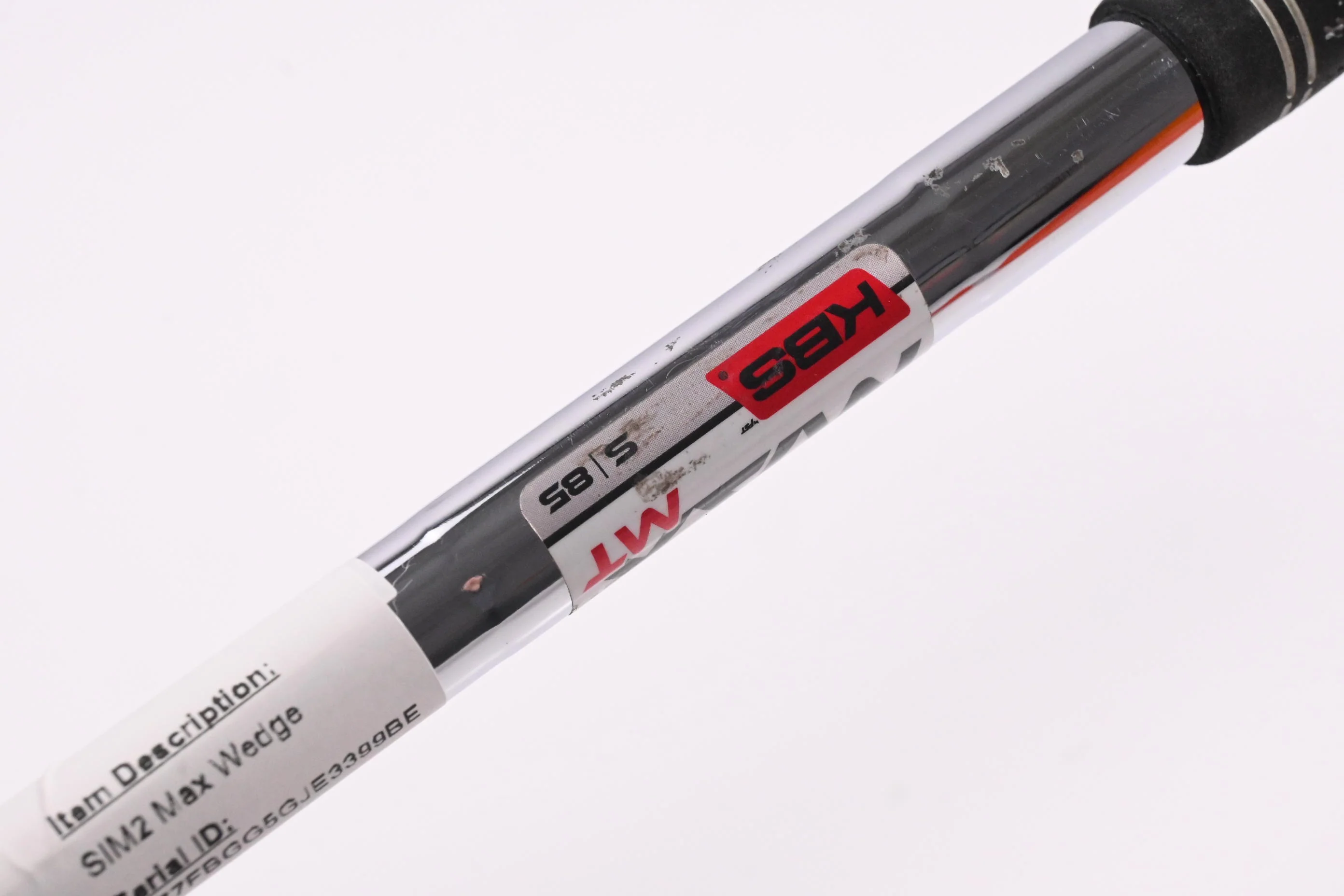 Left Hand Taylormade SIM2 Max Approach Wedge / 49 Degree / Stiff Flex KBS Max MT - Image 5