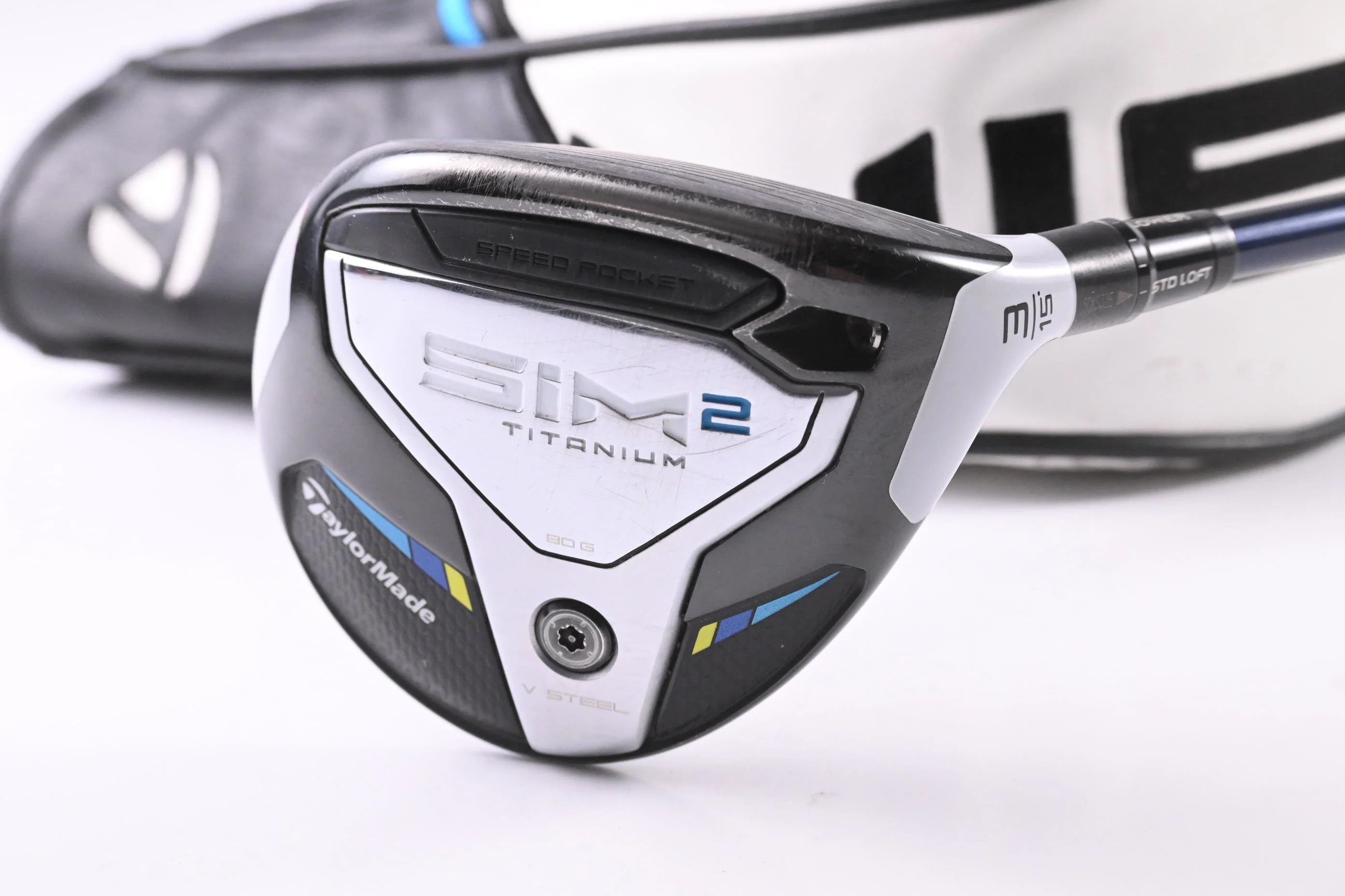 Taylormade SIM2 Ti #3 Wood / 15 Degree / Stiff Flex Fujikura Ventus Blue 6 Shaft - Image 2