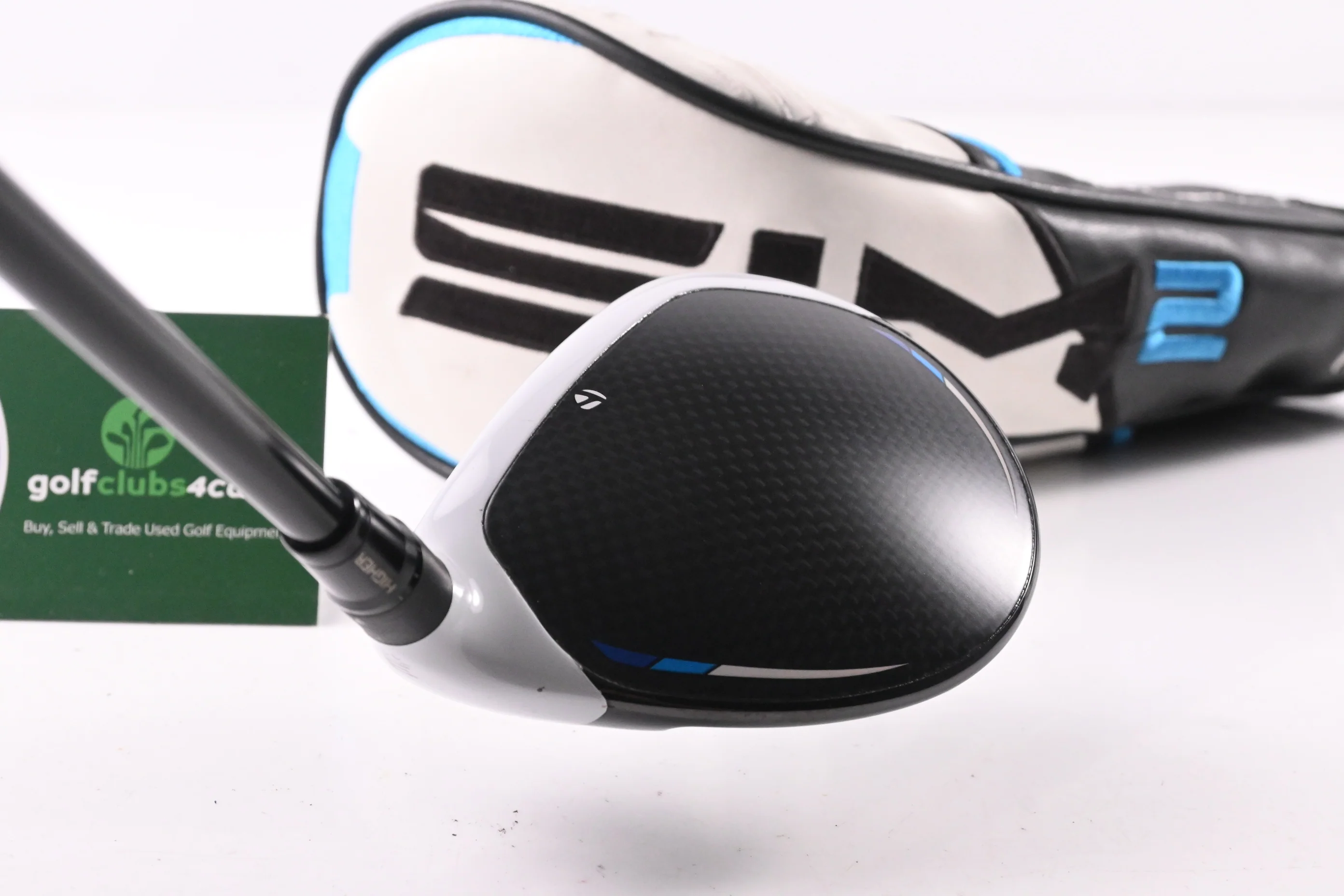 Taylormade SIM2 Ti #3 Wood / 15 Degree / Stiff Flex Tensei AV RAW Blue 65 Shaft - Image 5