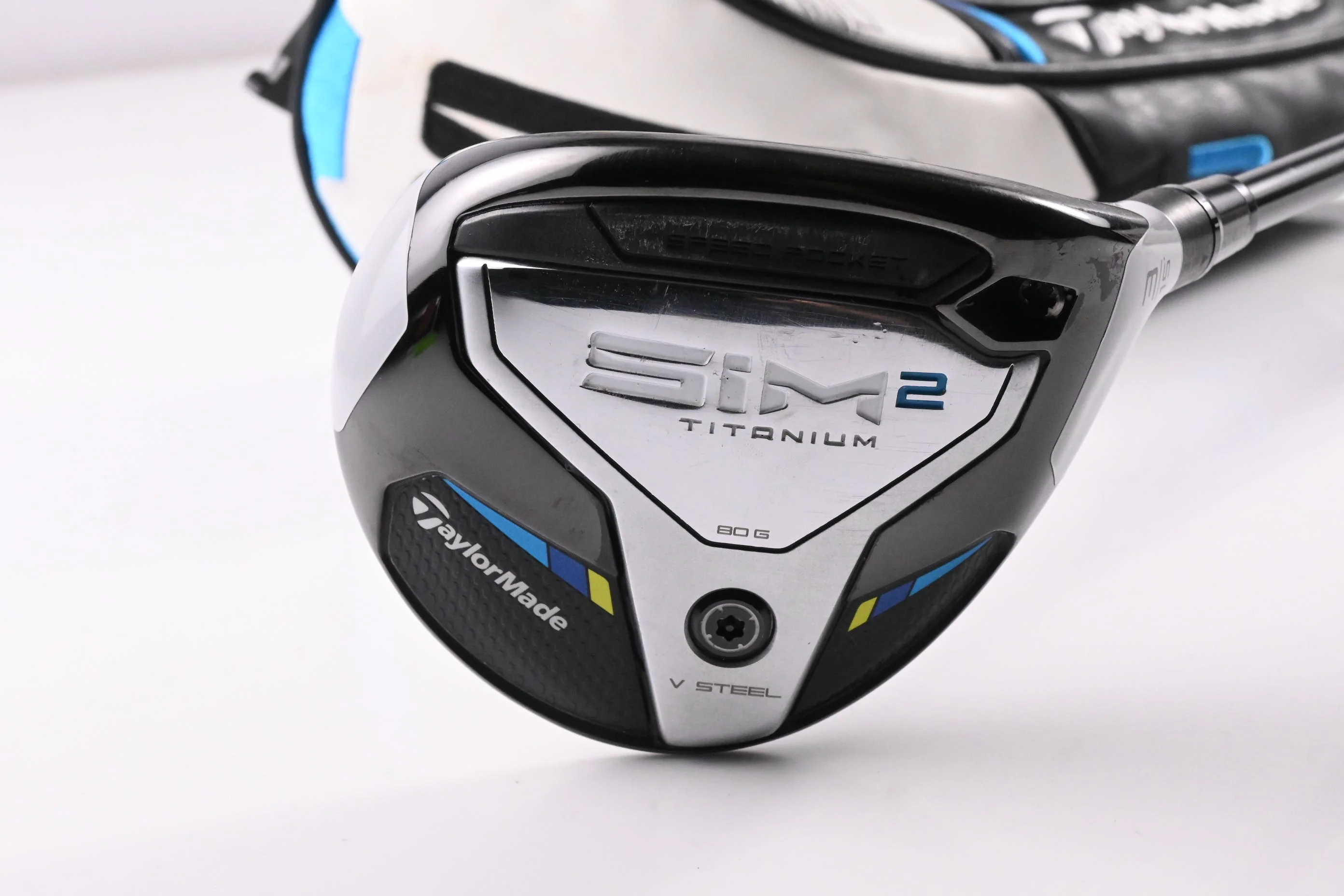Taylormade SIM2 Ti #3 Wood / 15 Degree / Stiff Flex Tensei AV Raw Blue 65 Shaft - Image 2
