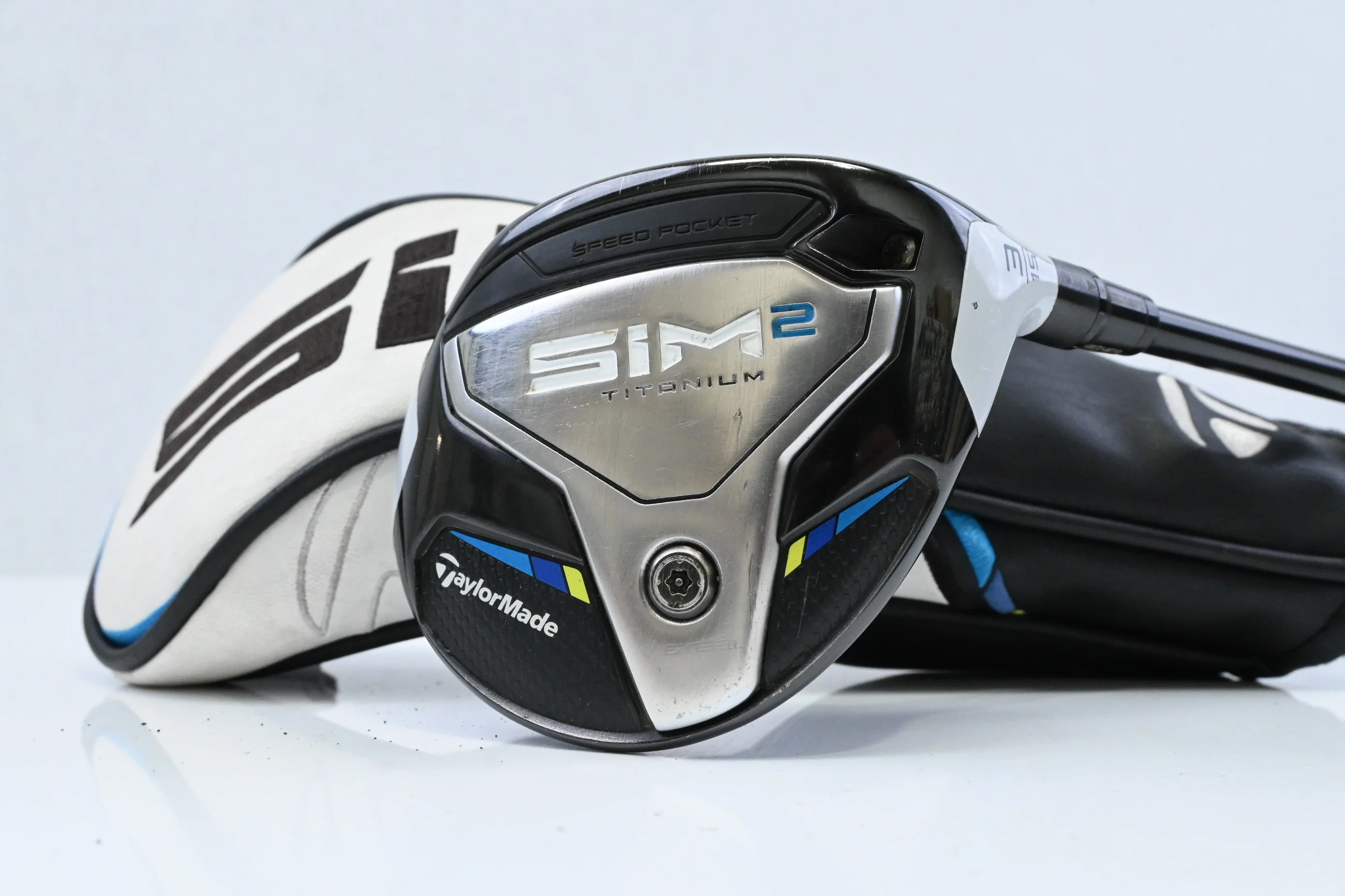Taylormade SIM2 Ti #3 Wood / 15 Degree / Stiff Flex Tensei AV Raw Blue 65 Shaft - Image 2