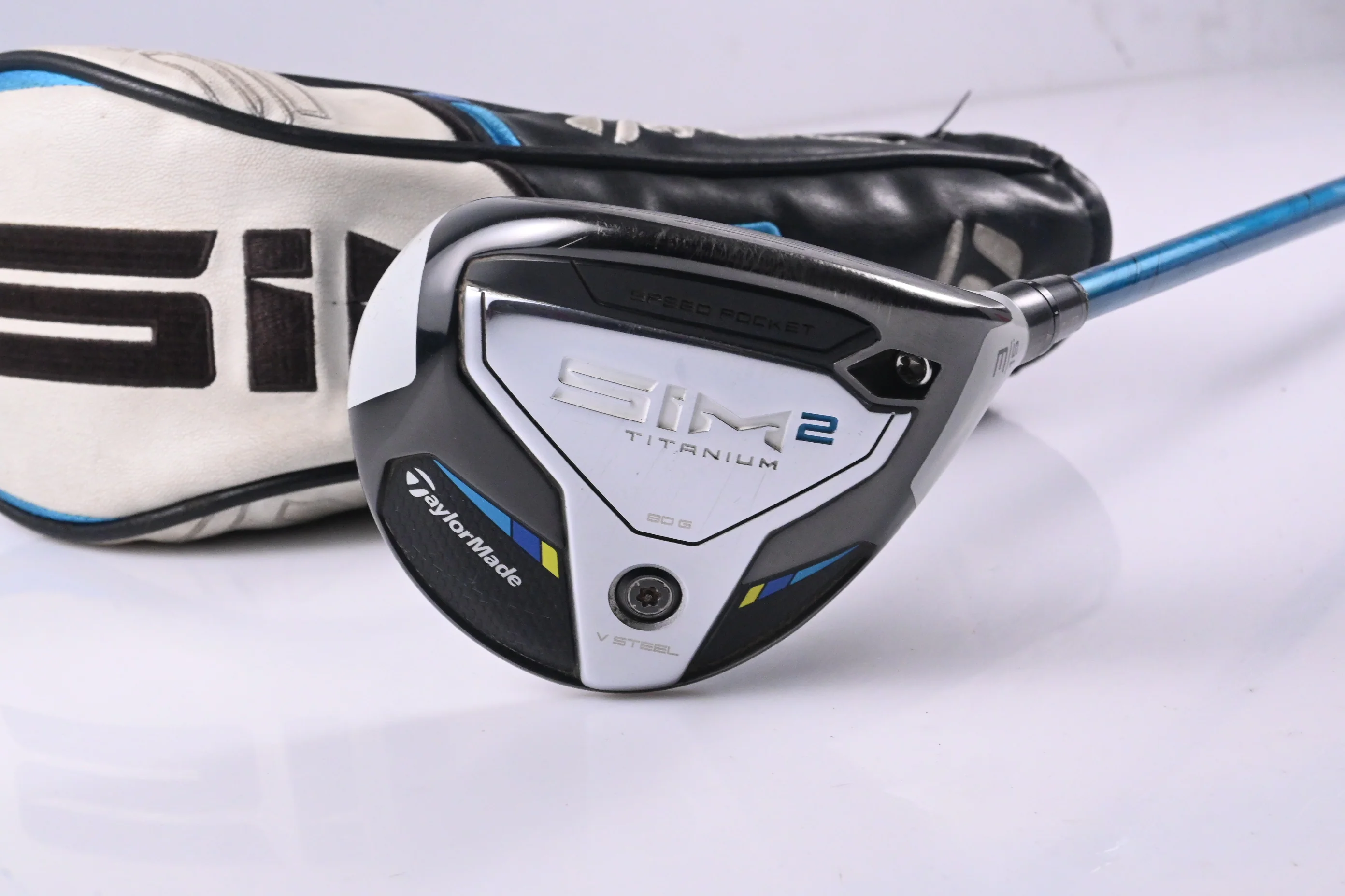 Taylormade SIM2 Ti #3 Wood / 15 Degree / Stiff Flex Evenflow Blue 65 Shaft - Image 2