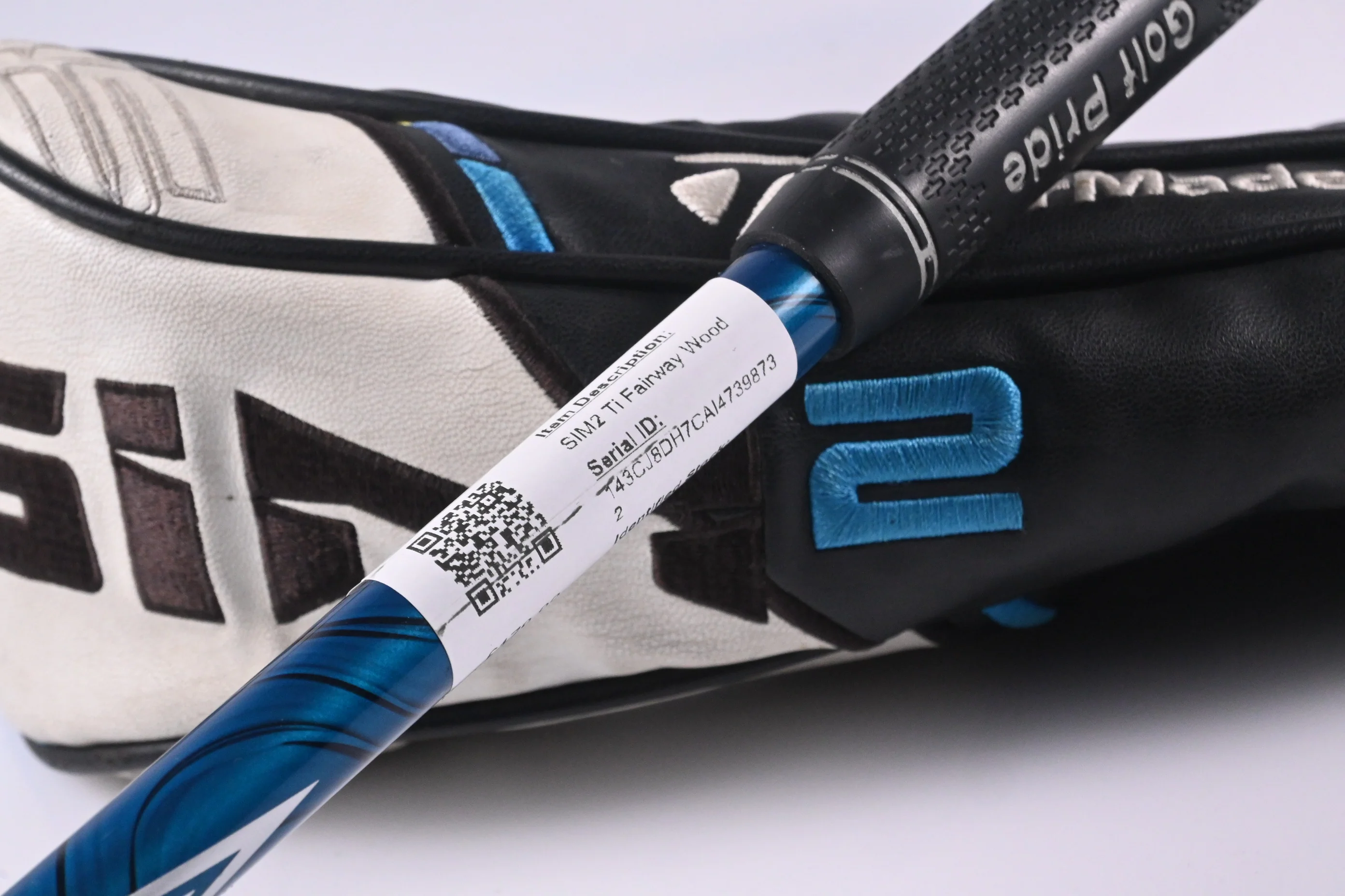 Taylormade SIM2 Ti #3 Wood / 15 Degree / Stiff Flex Evenflow Blue 65 Shaft - Image 7