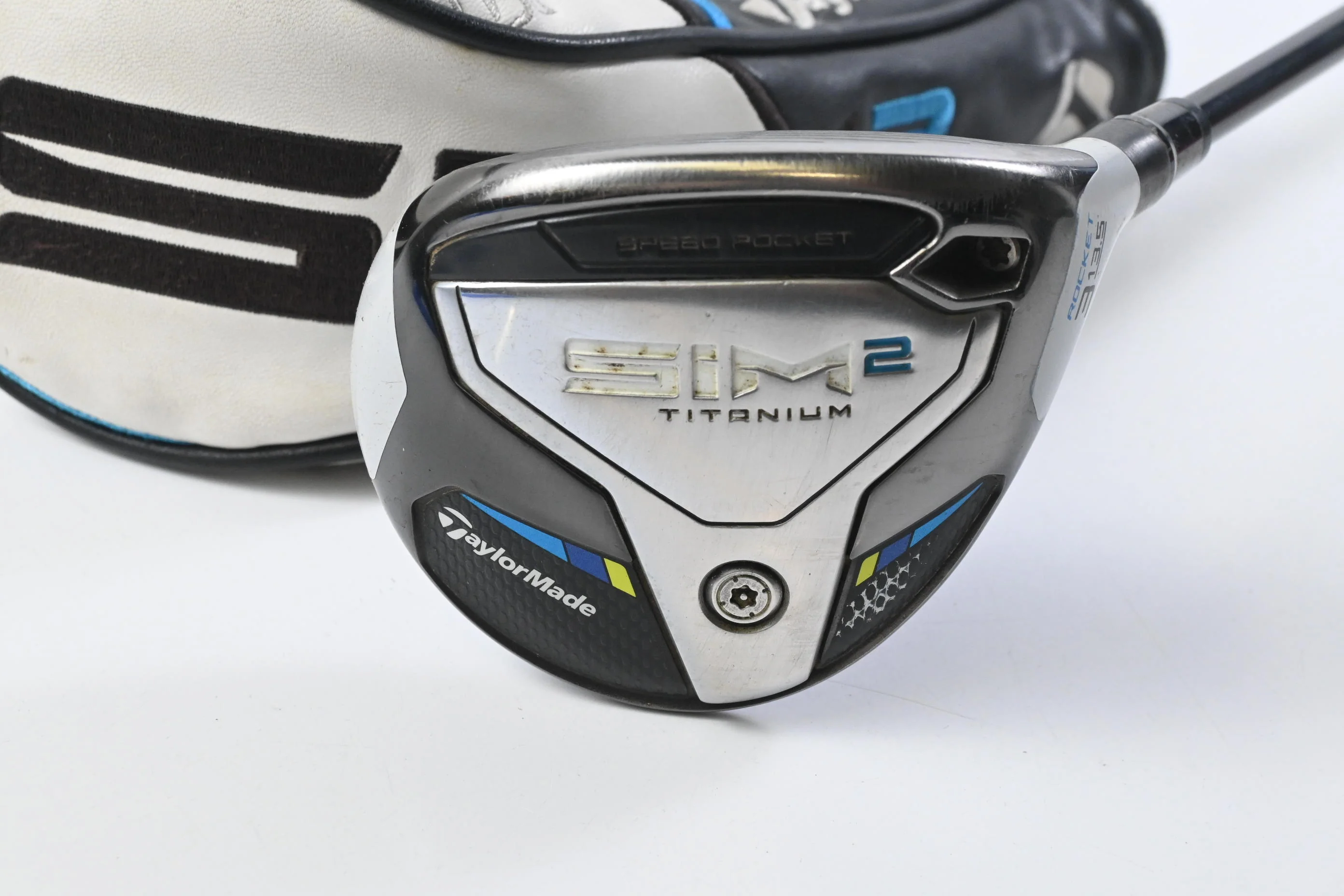 Taylormade SIM2 Ti Rocket #3 Wood / 13.5 Degree / X-Flex Tensei AV Raw Blue 75 - Image 2