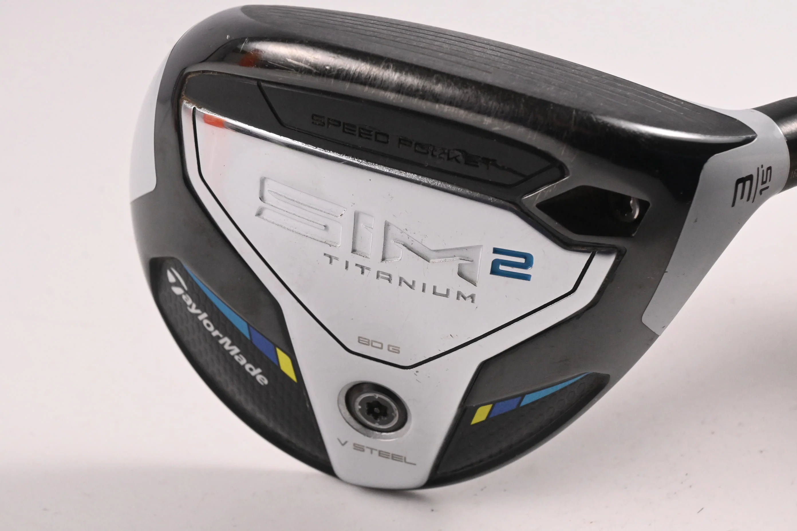 Taylormade SIM2 Ti #3 Wood / 15 Degree / Stiff Flex Proforce V2 Yellow F4 Shaft - Image 2