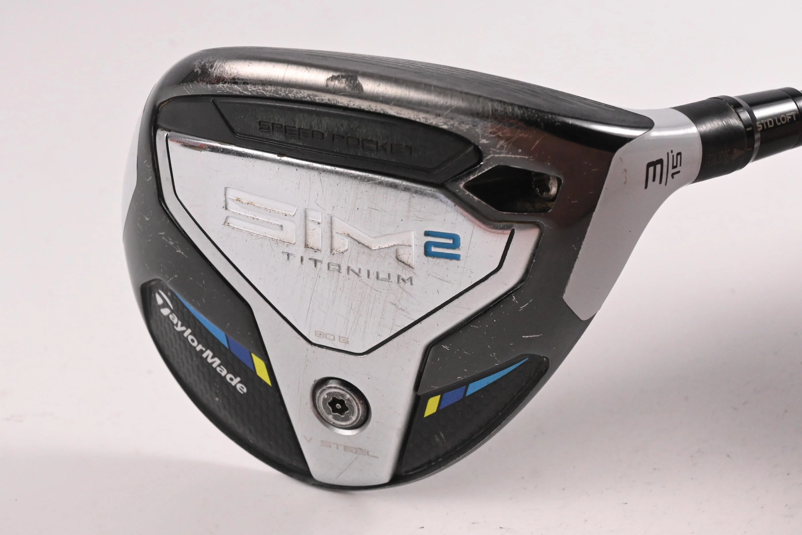 Taylormade SIM2 Ti #3 Wood / 15 Degree / Stiff Flex Evenflow Riptide 70 Shaft - Image 2