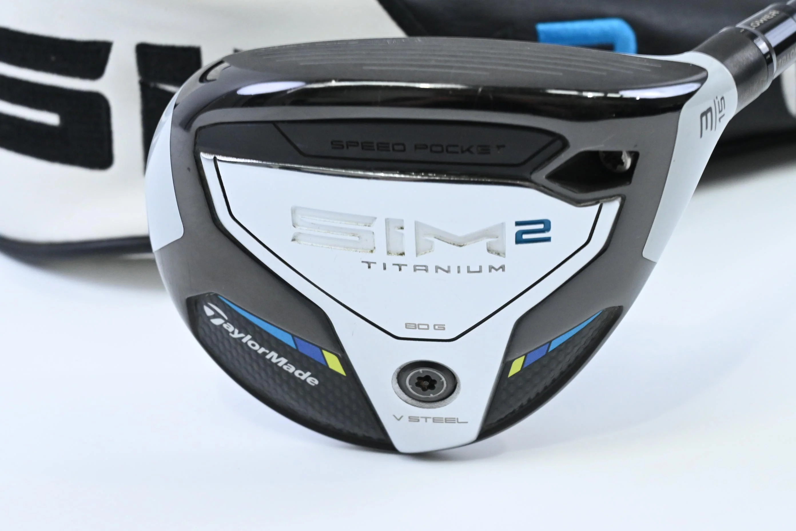 Taylormade SIM2 Ti #3 Wood / 15 Degree / Stiff Flex HZRDUS Smoke Blue RDX 70 - Image 2