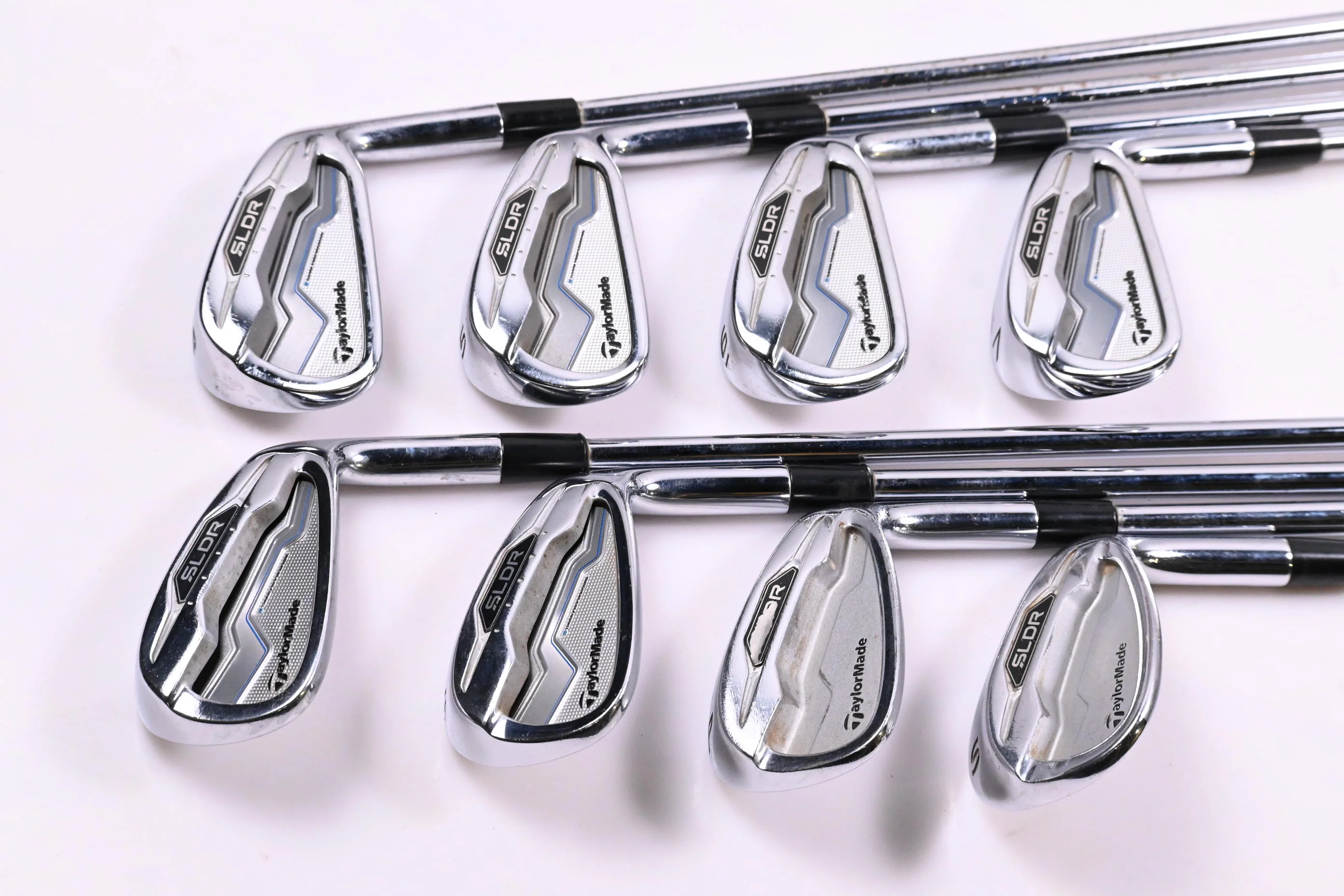 Taylormade SLDR Irons / 4-PW+SW / Stiff Flex KBS Tour C-Taper 90 Shafts - Image 2