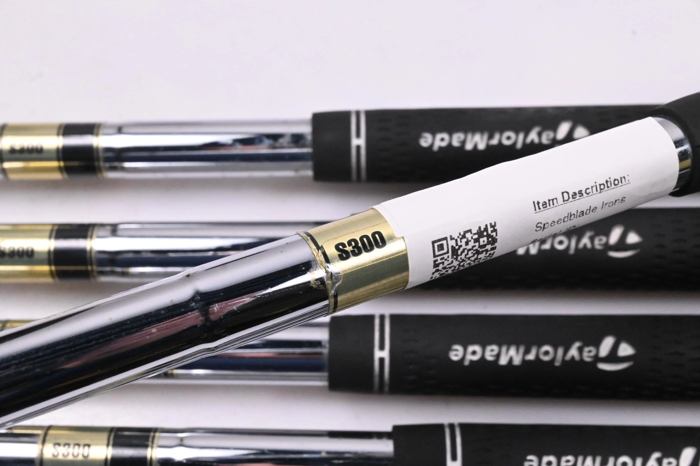 Taylormade Speedblade Irons / 4-PW+SW / Stiff Flex Dynamic Gold S300 Shafts - Image 5