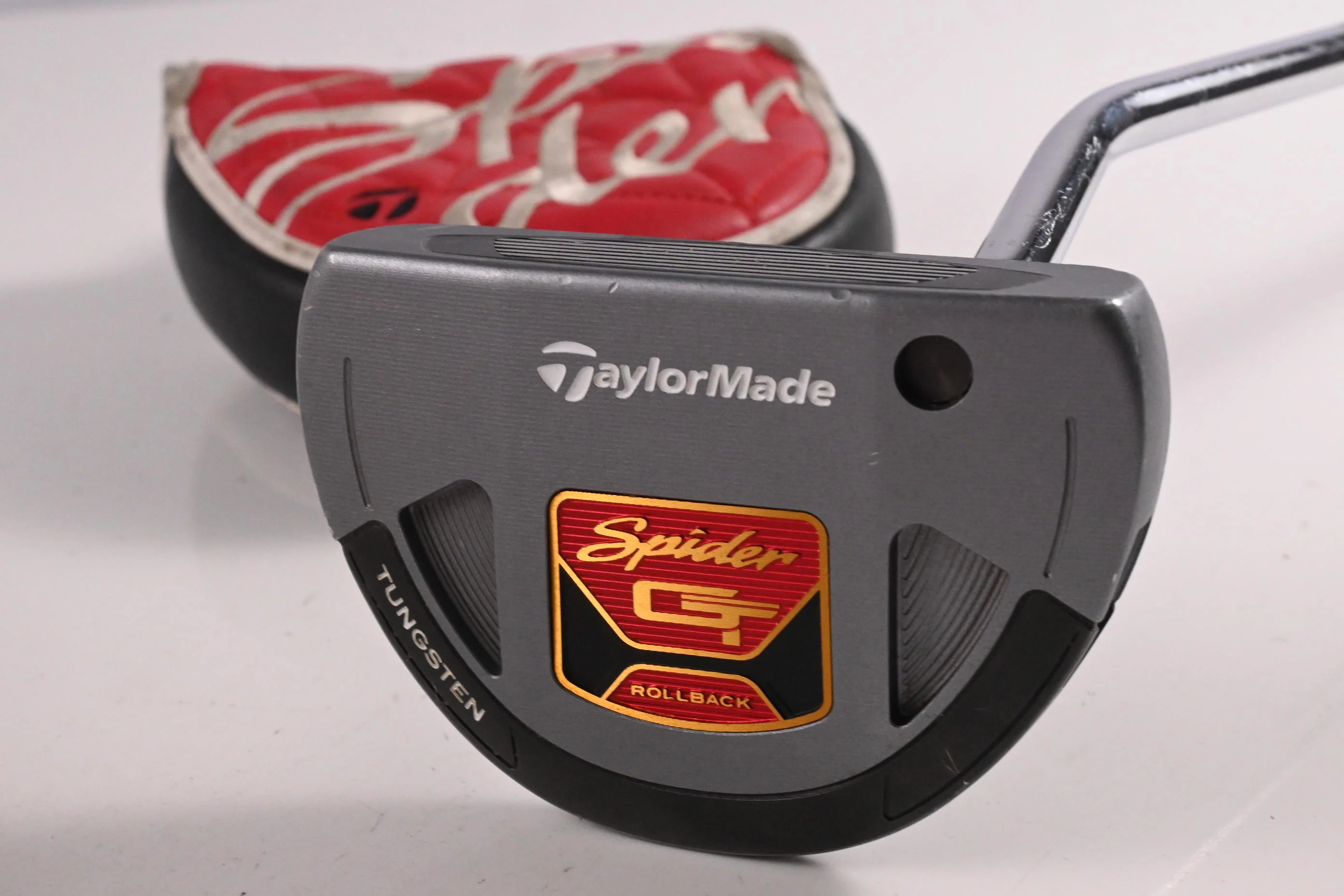 Taylormade Spider GT Rollback Silver/Black Single Bend Putter / 34 Inch