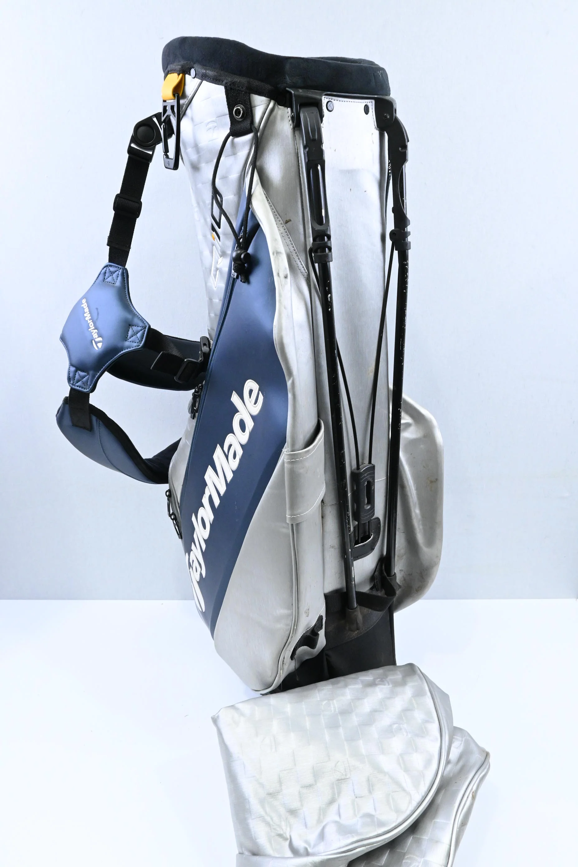 Taylormade Qi10 Stand Bag / 4-Way / Silver, Navy - Image 2
